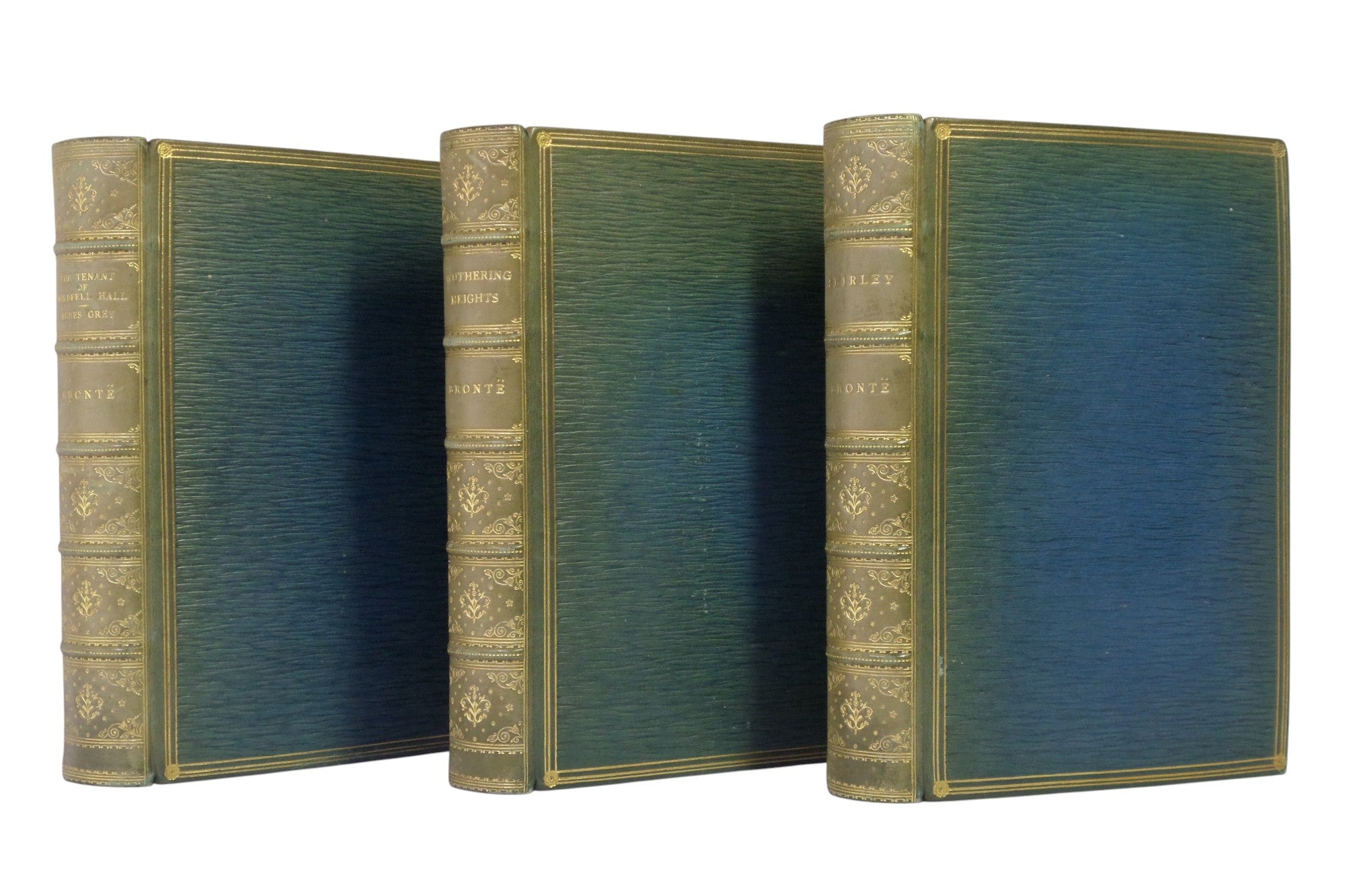 THE NOVELS OF THE BRONTE SISTERS 1922 FINELY BOUND BY J. & E. BUMPUS