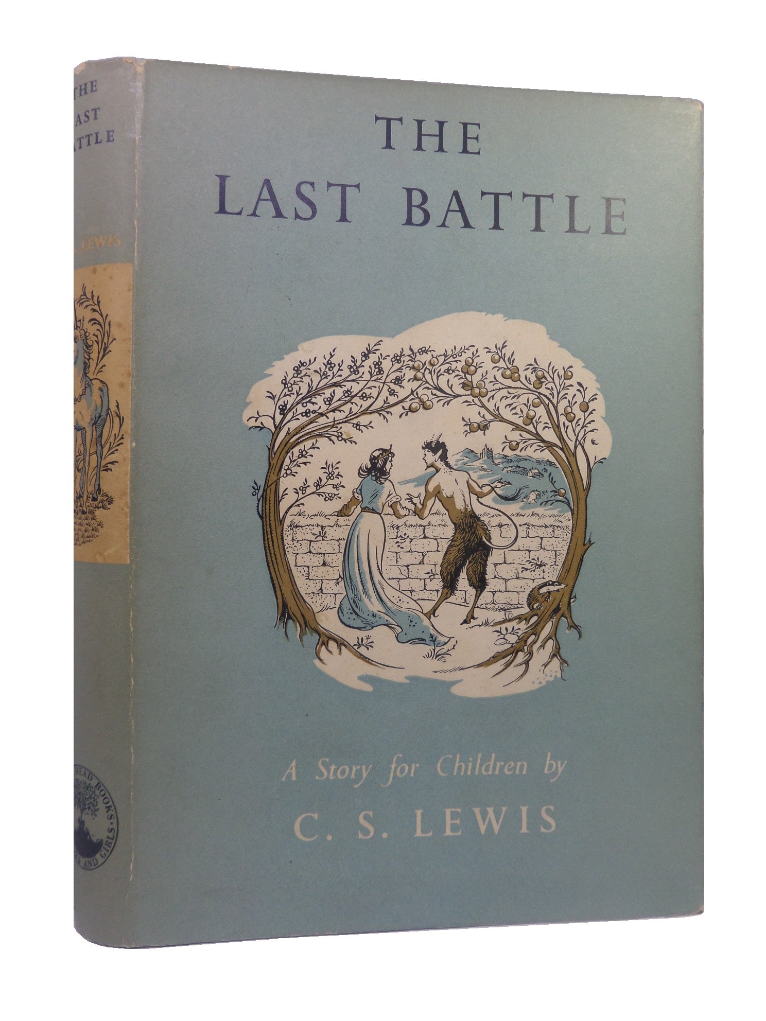 THE LAST BATTLE BY C. S. LEWIS 1956 FIRST EDITION