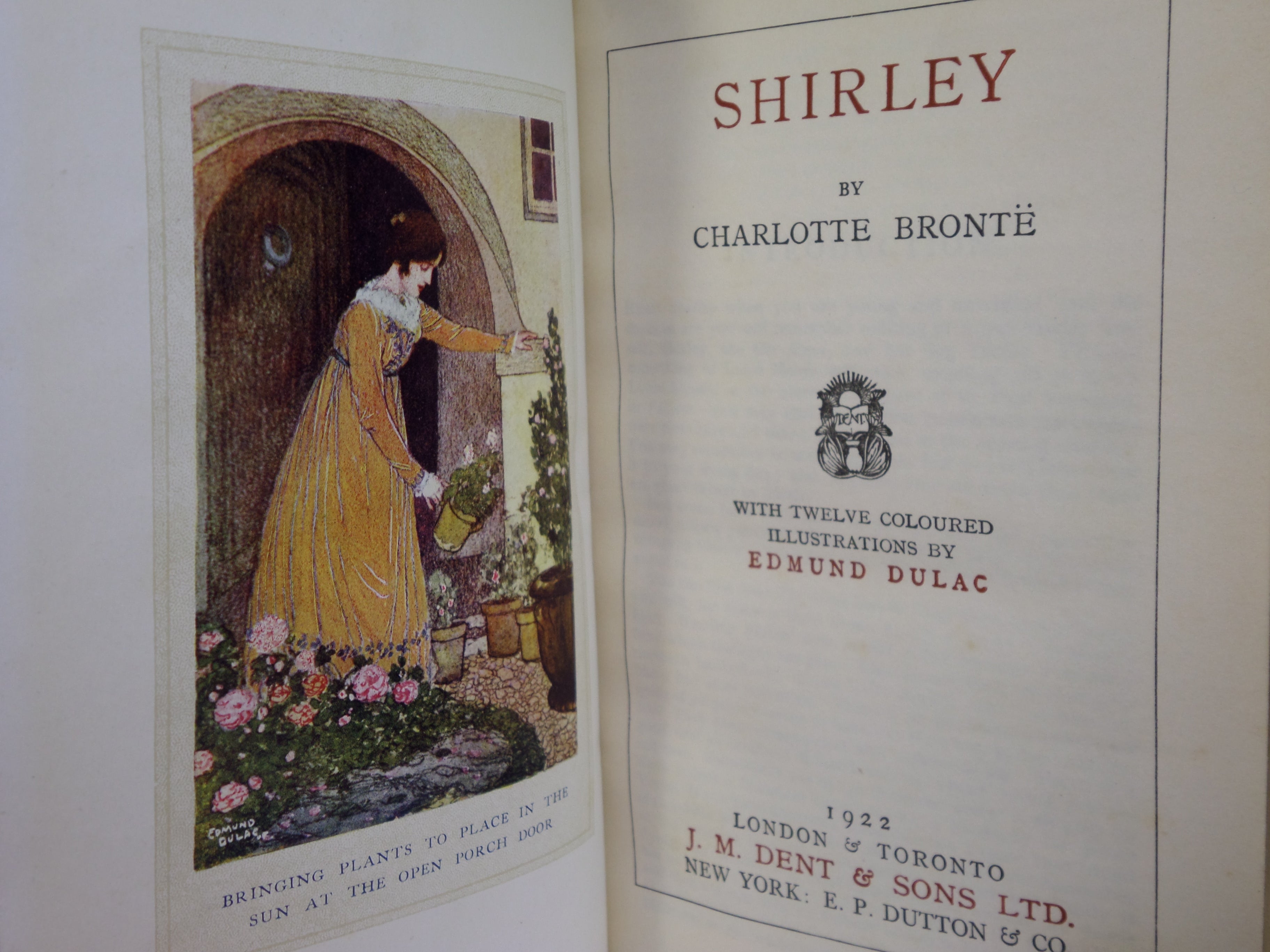 THE NOVELS OF THE BRONTE SISTERS 1922 FINELY BOUND BY J. & E. BUMPUS