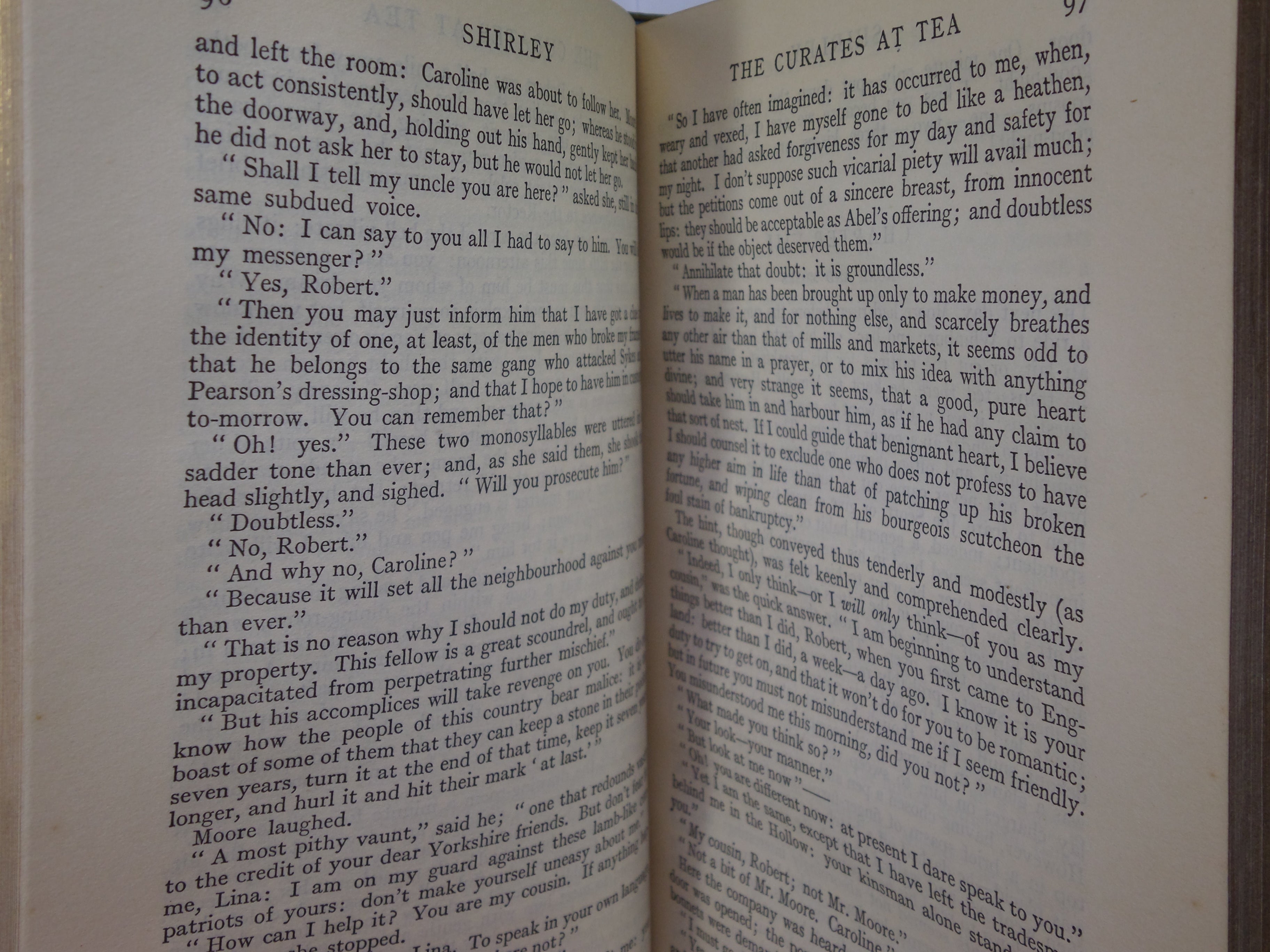 THE NOVELS OF THE BRONTE SISTERS 1922 FINELY BOUND BY J. & E. BUMPUS