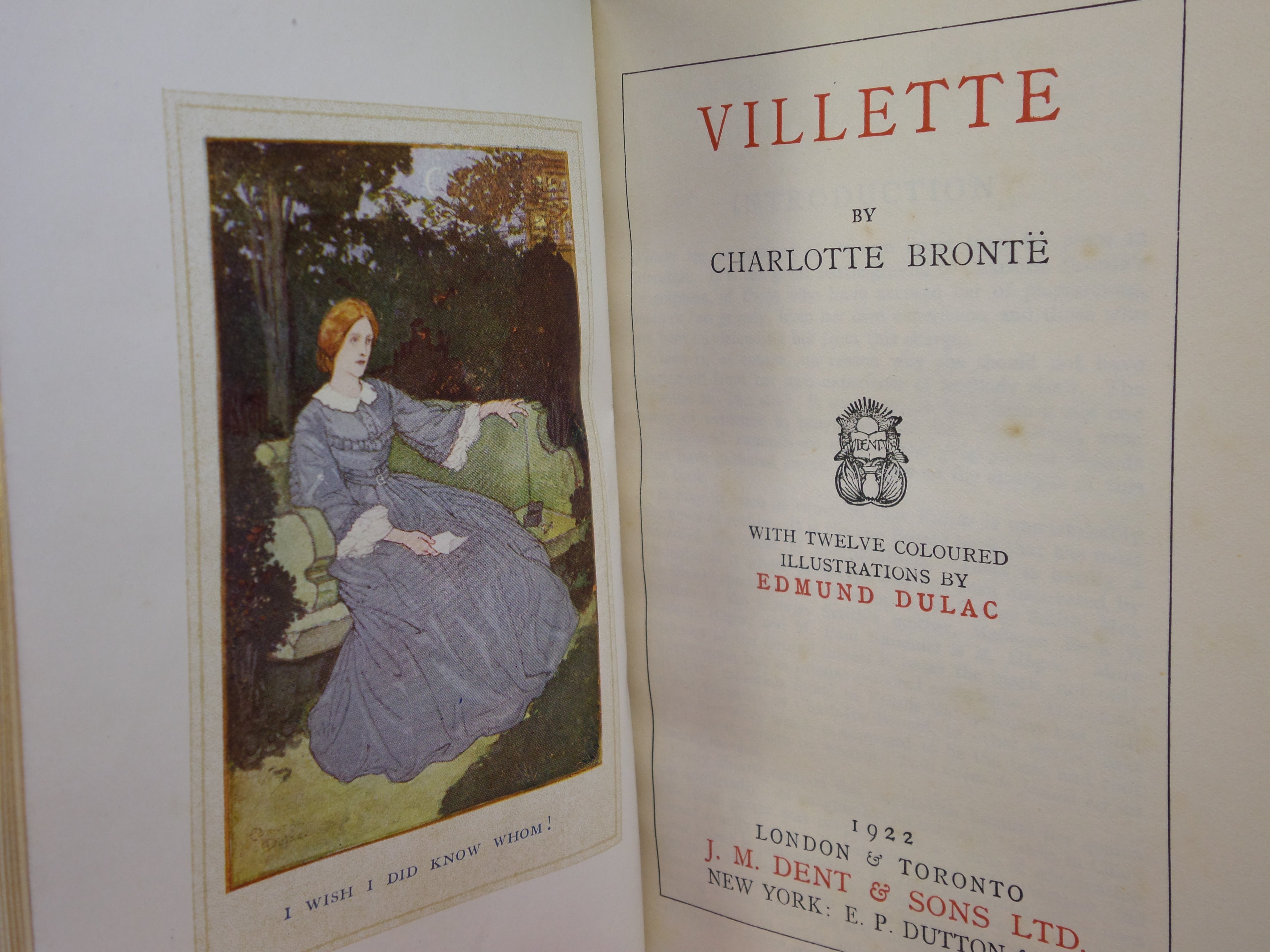 THE NOVELS OF THE BRONTE SISTERS 1922 FINELY BOUND BY J. & E. BUMPUS