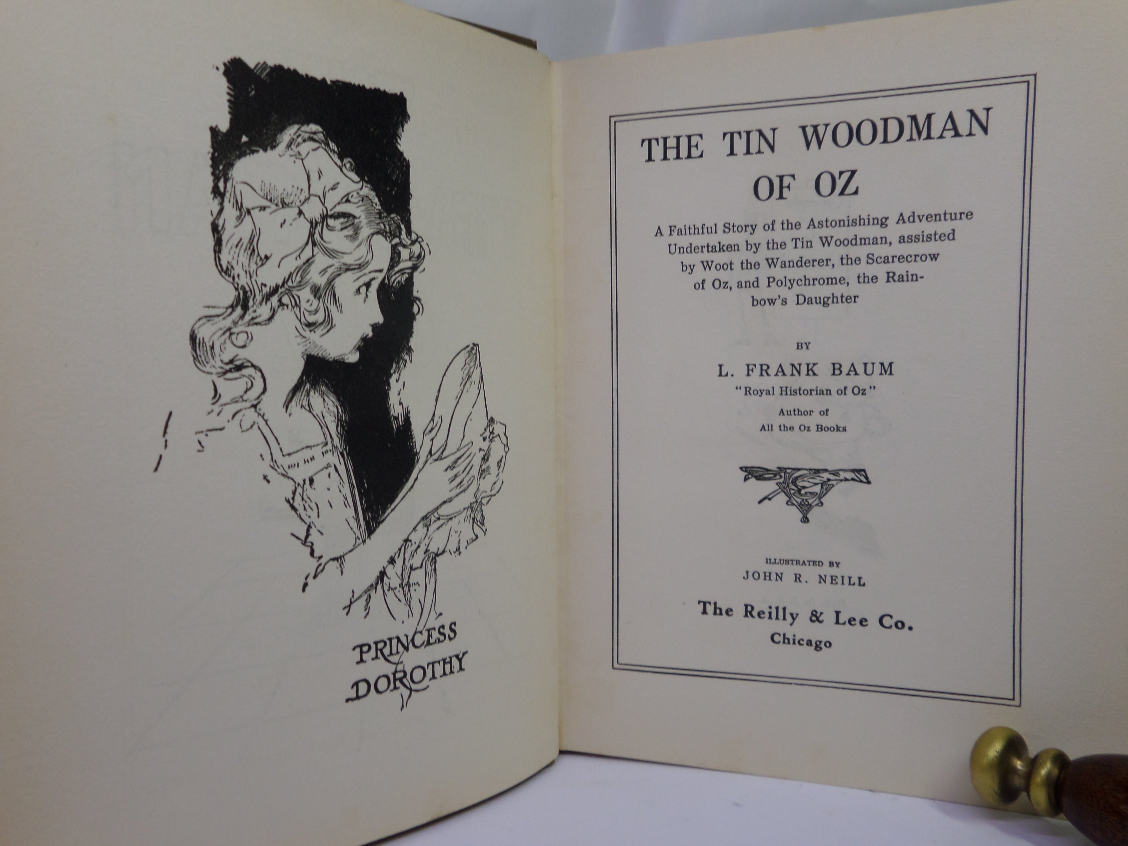 THE TIN WOODMAN OF OZ BY L. FRANK BAUM 1918 SECOND EDITION