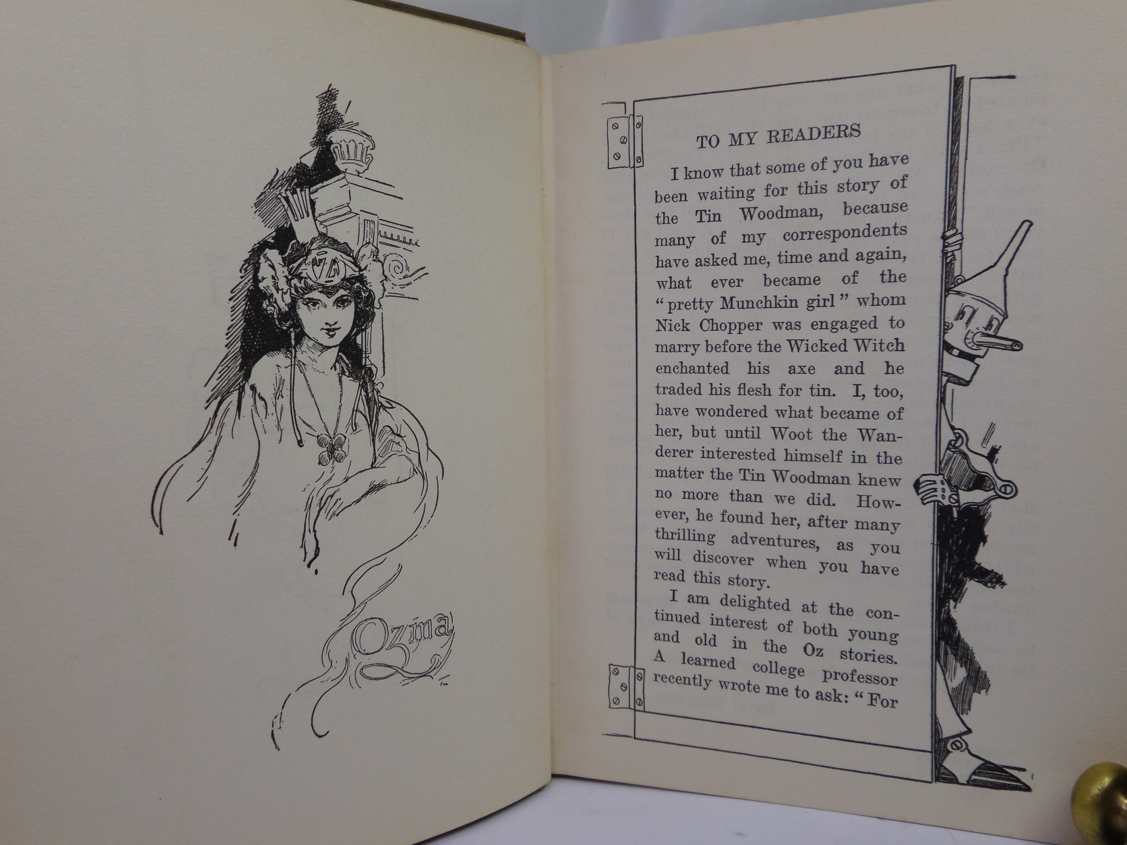 THE TIN WOODMAN OF OZ BY L. FRANK BAUM 1918 SECOND EDITION