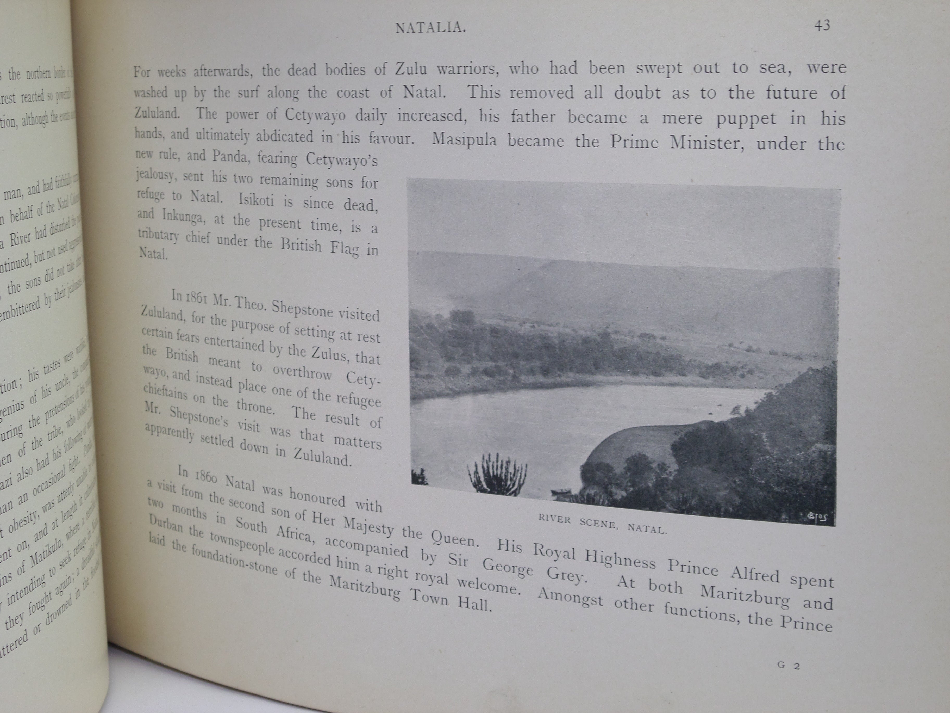 NATALIA: A CONDENSED HISTORY OF THE EXPLORATION AND COLONISATION OF NATAL AND ZULULAND BY J. FORSYTH INGRAM 1897
