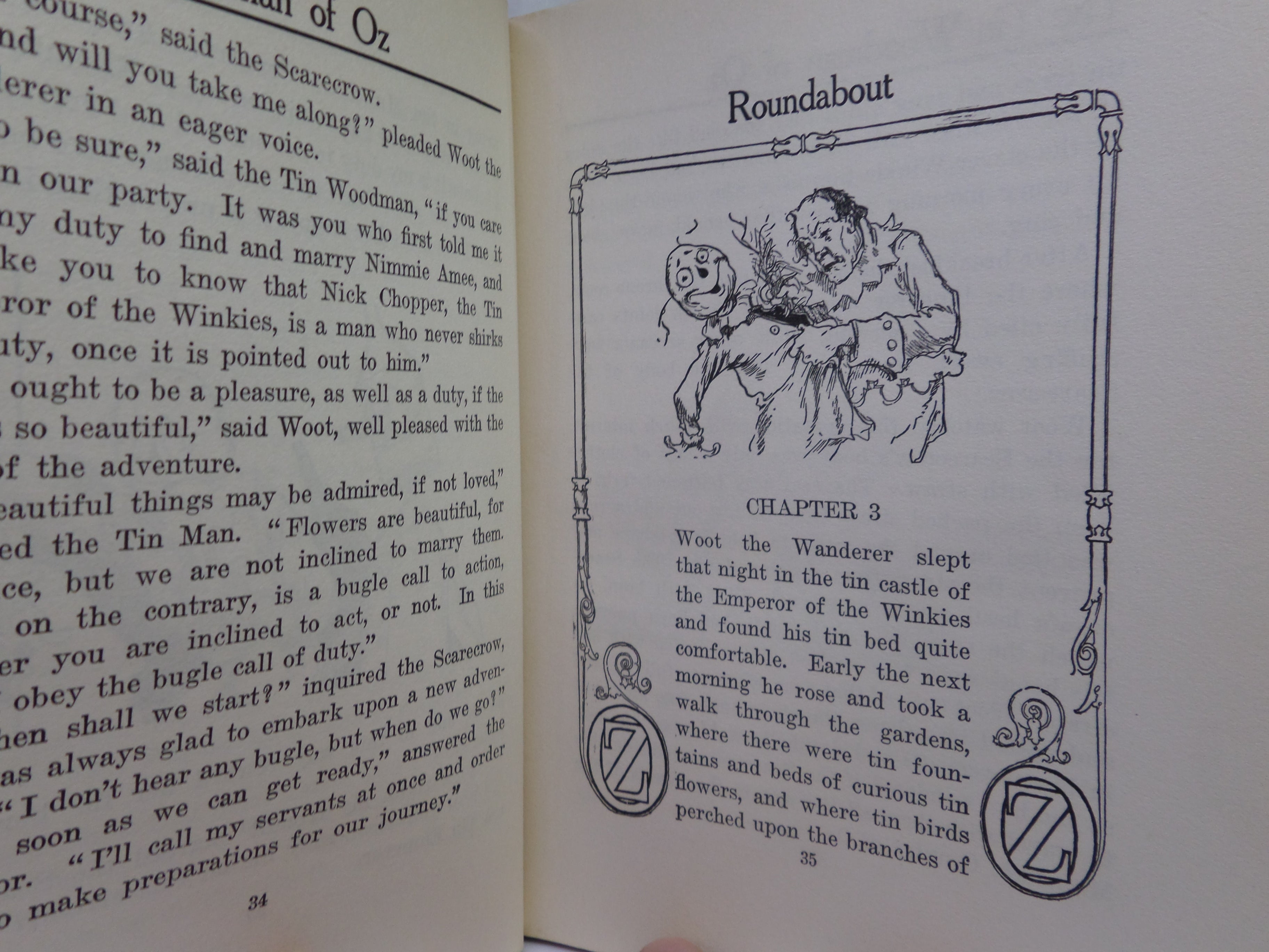 THE TIN WOODMAN OF OZ BY L. FRANK BAUM 1918 SECOND EDITION