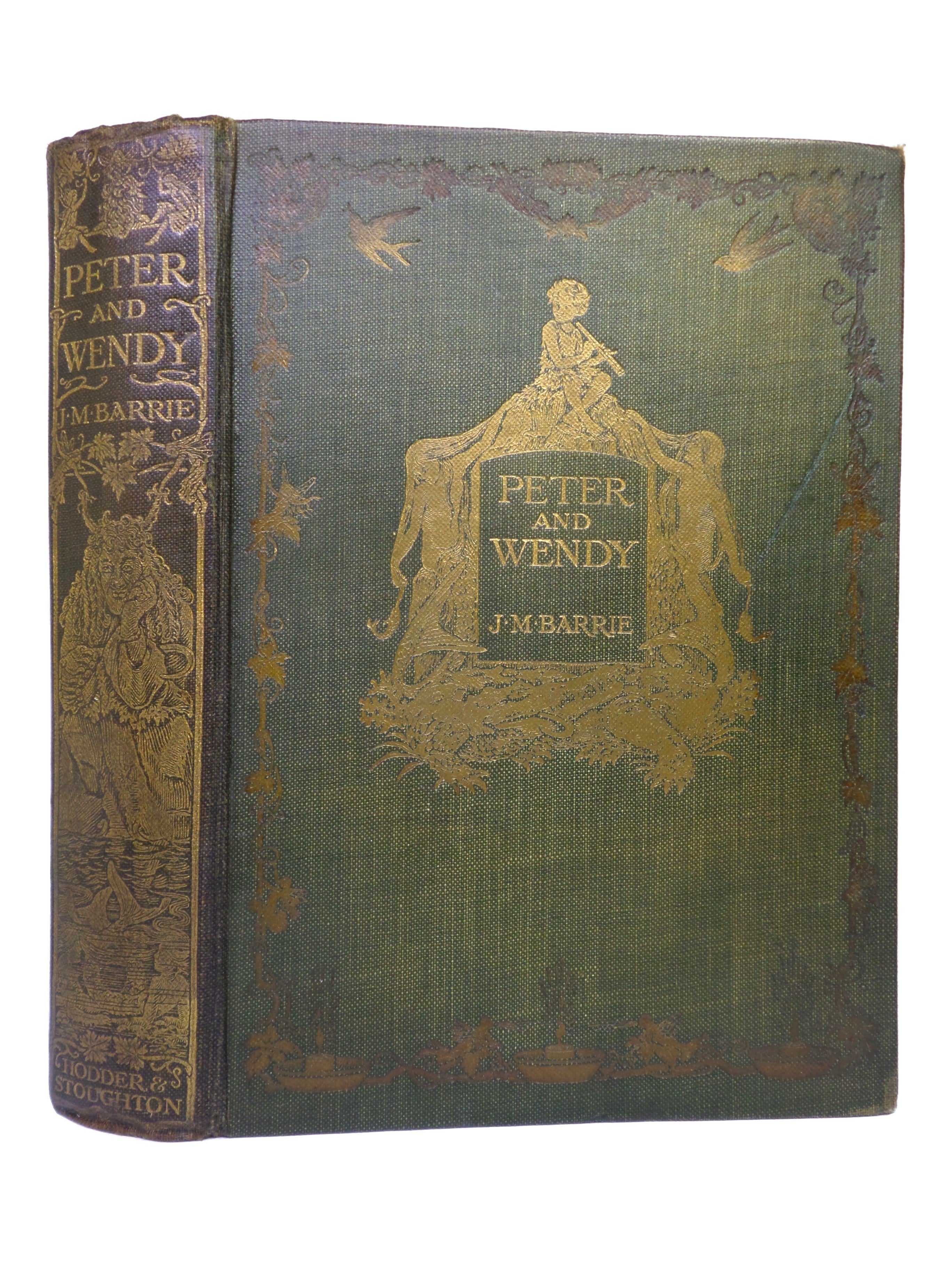 PETER AND WENDY BY J.M. BARRIE 1911 SIGNED FIRST EDITION