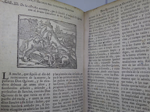 VIDA Y HECHOS DEL INGENIOSO CAVALLERO DON QUIXOTE DE LA MANCHA BY MIGUEL DE CERVANTES SAAVEDRA 1750