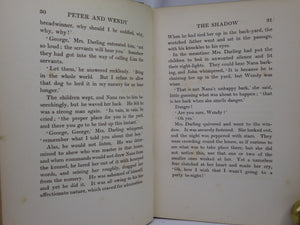 PETER AND WENDY BY J.M. BARRIE 1911 SIGNED FIRST EDITION