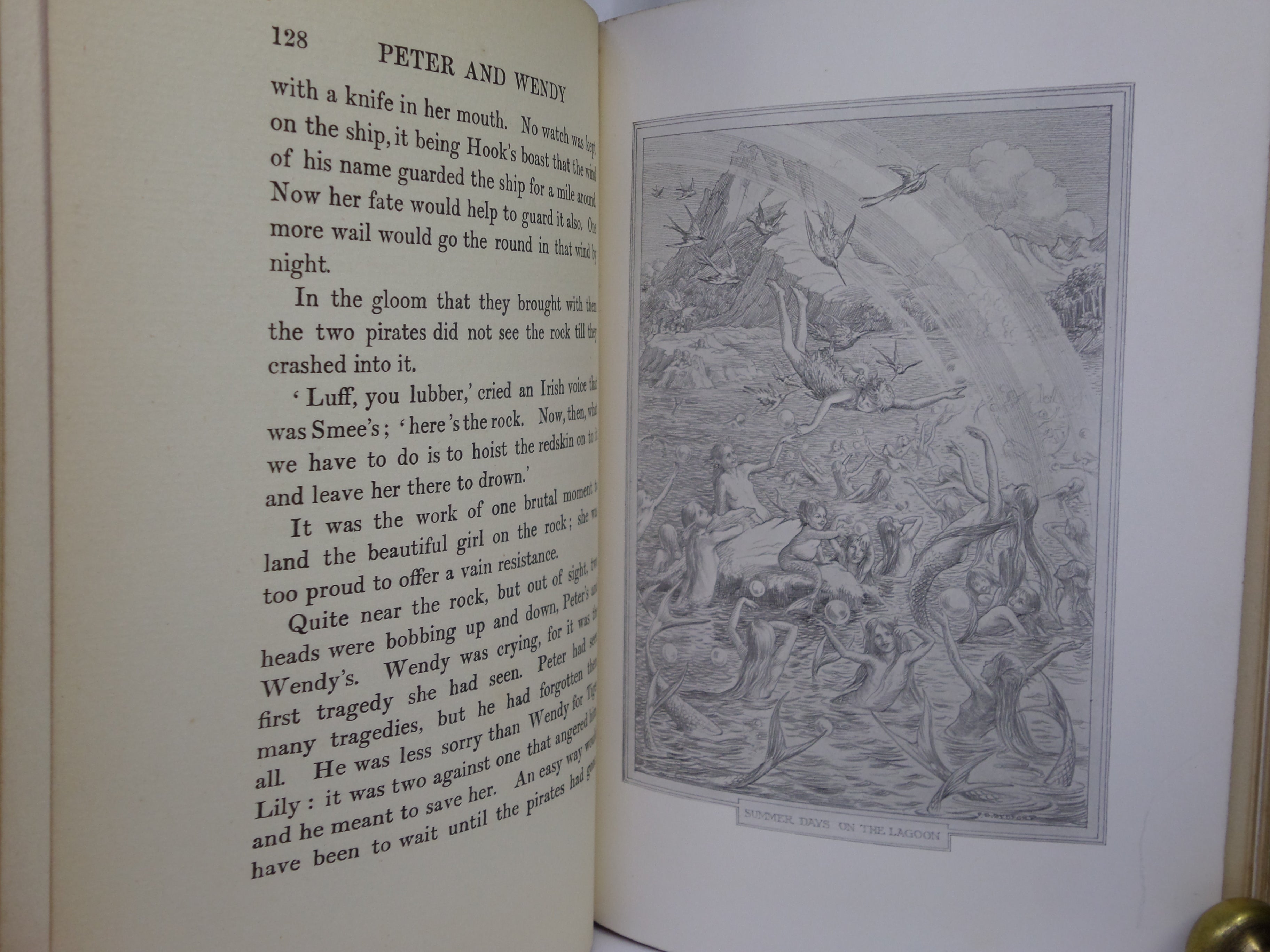 PETER AND WENDY BY J.M. BARRIE 1911 SIGNED FIRST EDITION