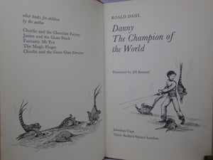 DANNY, THE CHAMPION OF THE WORLD BY ROALD DAHL 1975 FIRST EDITION HARDCOVER