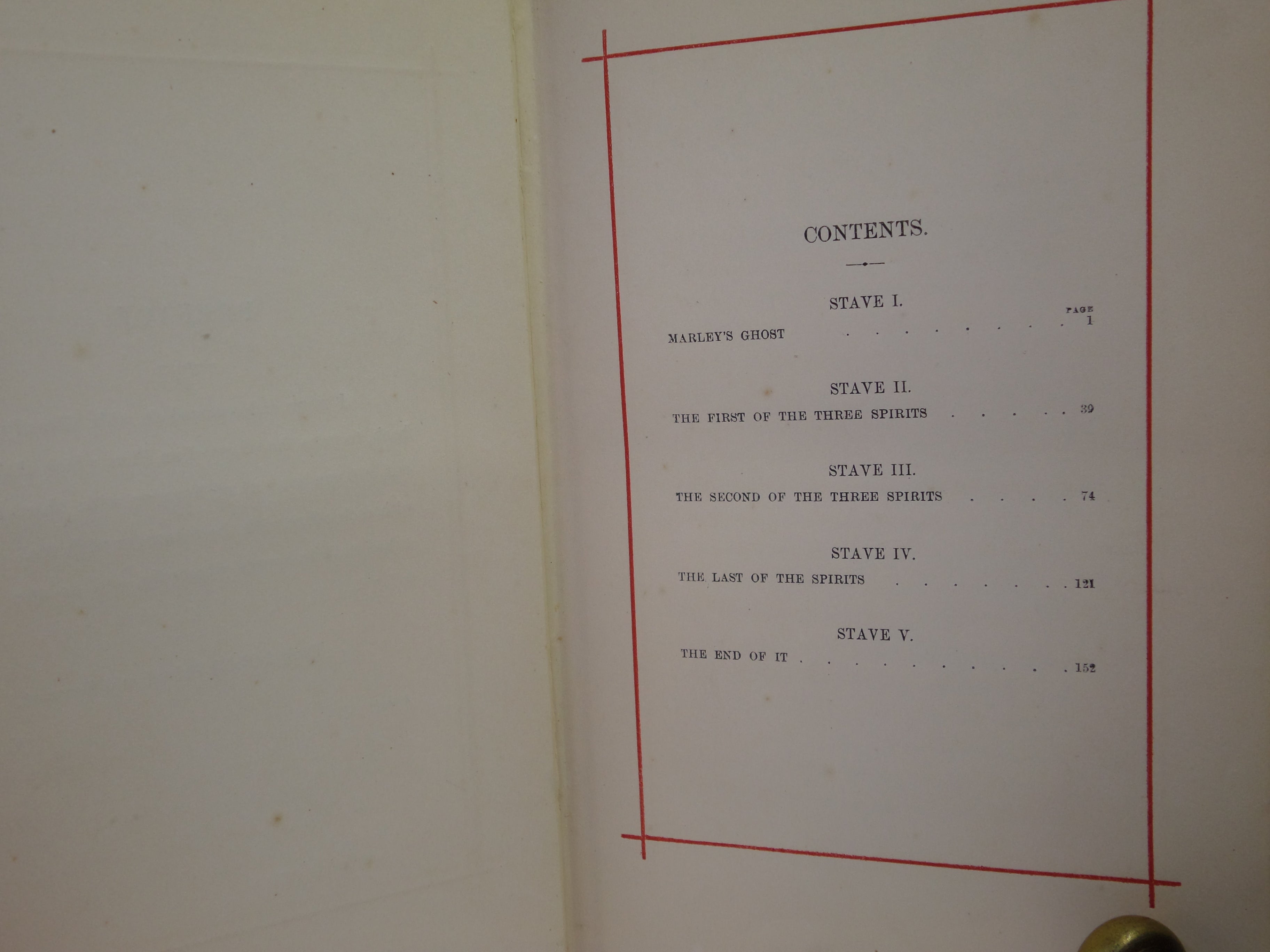 A CHRISTMAS CAROL BY CHARLES DICKENS 1860 'READING EDITION'