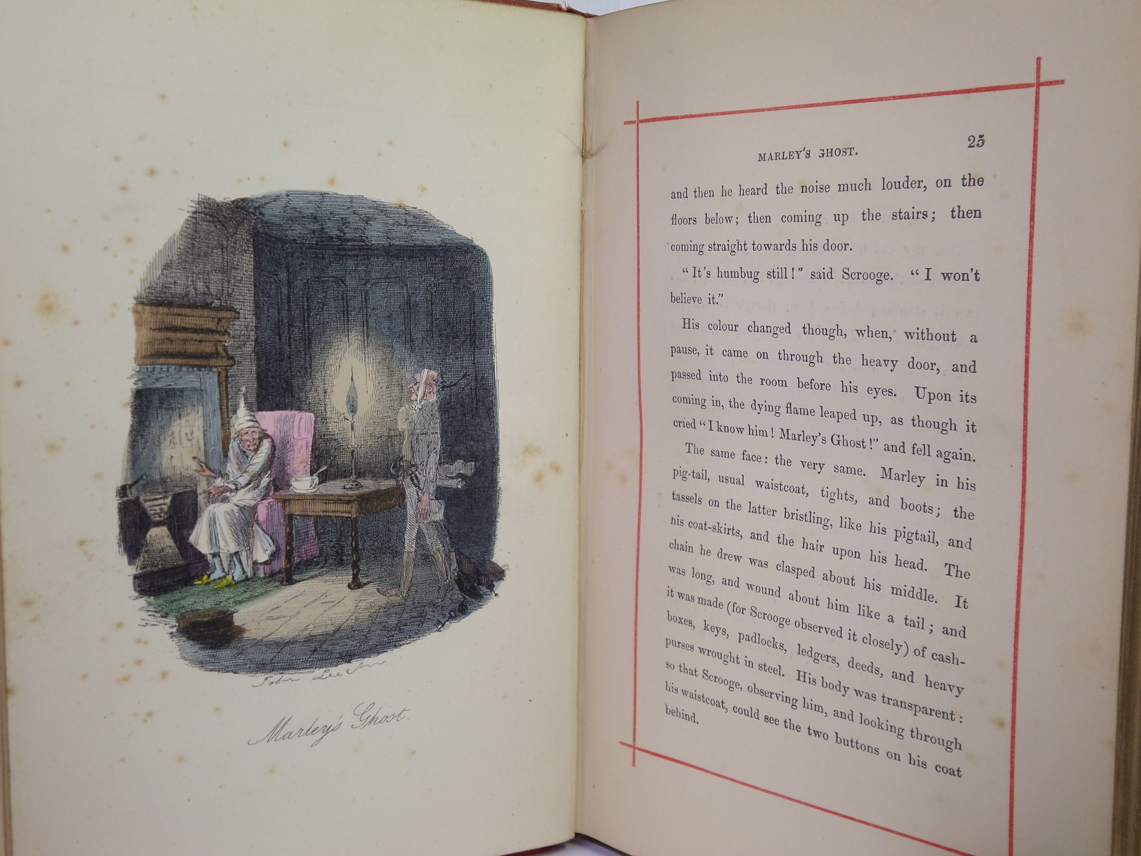 A CHRISTMAS CAROL BY CHARLES DICKENS 1860 'READING EDITION'