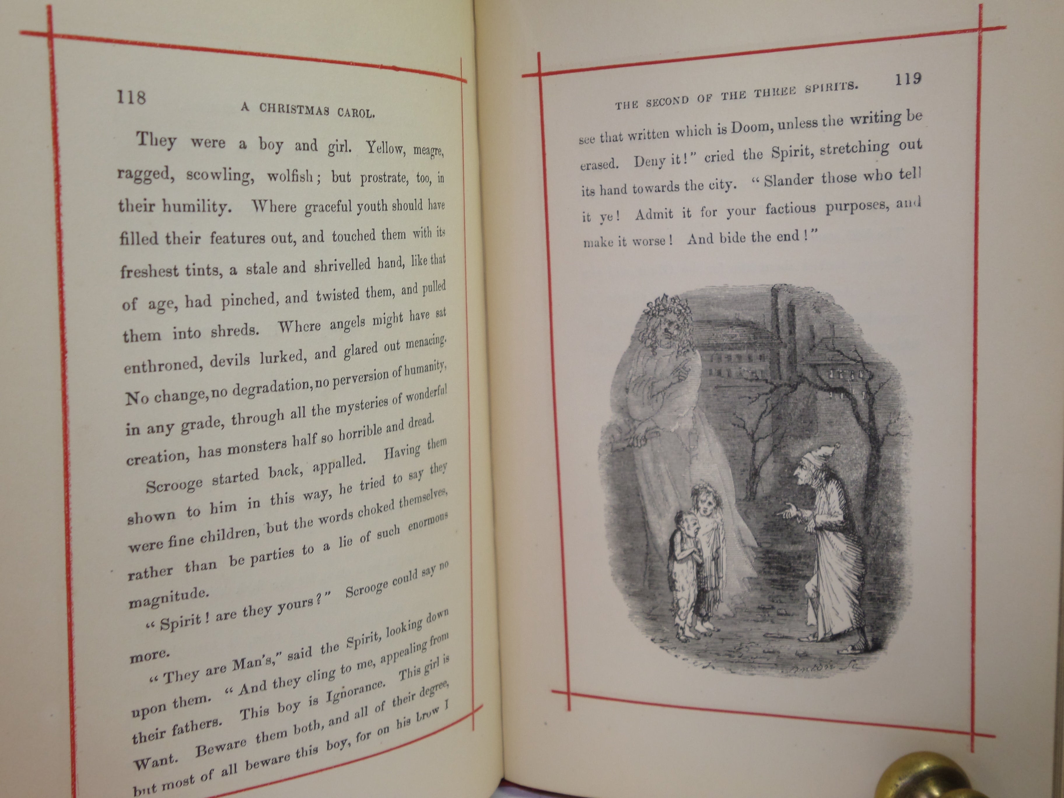 A CHRISTMAS CAROL BY CHARLES DICKENS 1860 'READING EDITION'