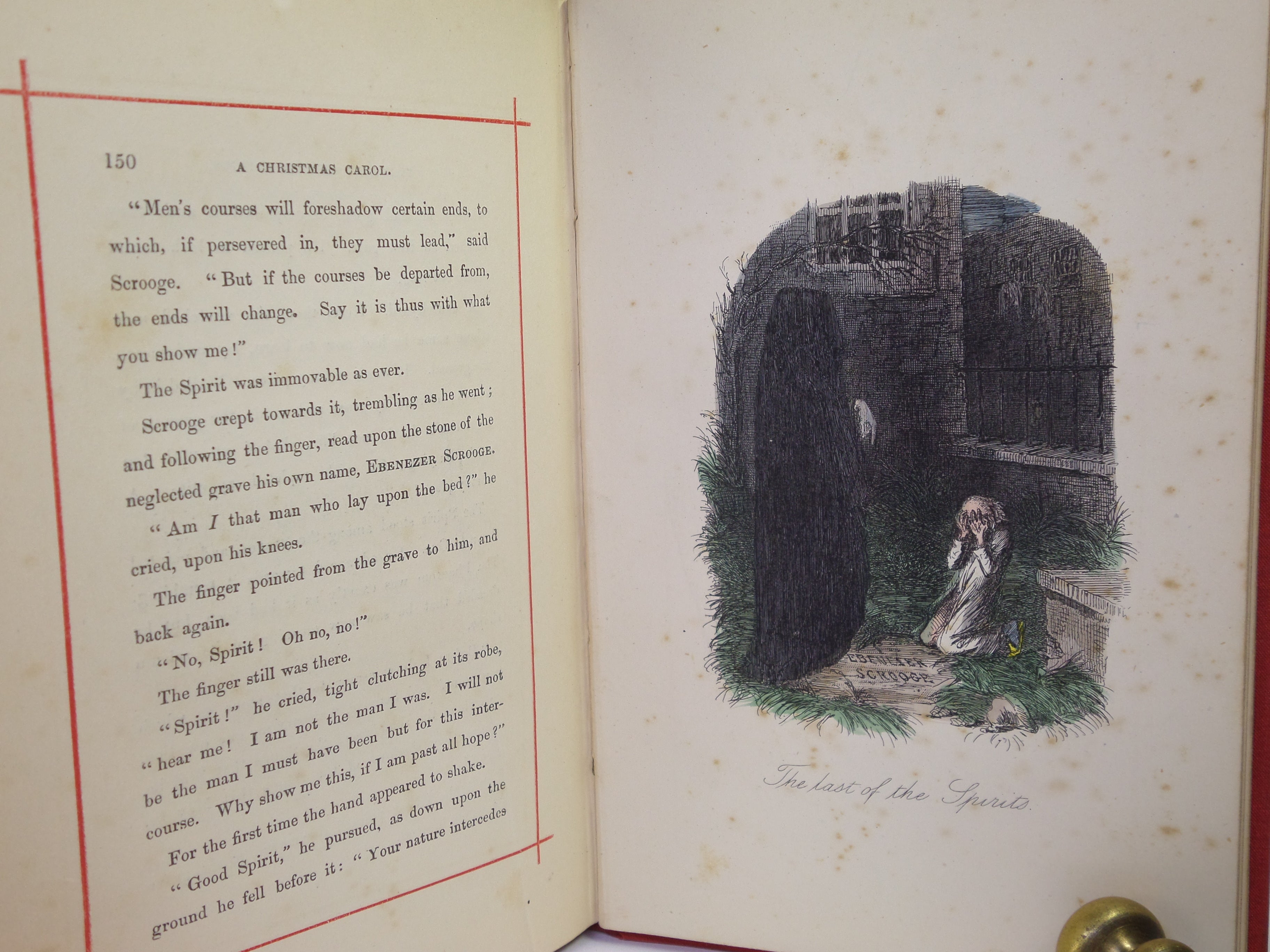 A CHRISTMAS CAROL BY CHARLES DICKENS 1860 'READING EDITION'