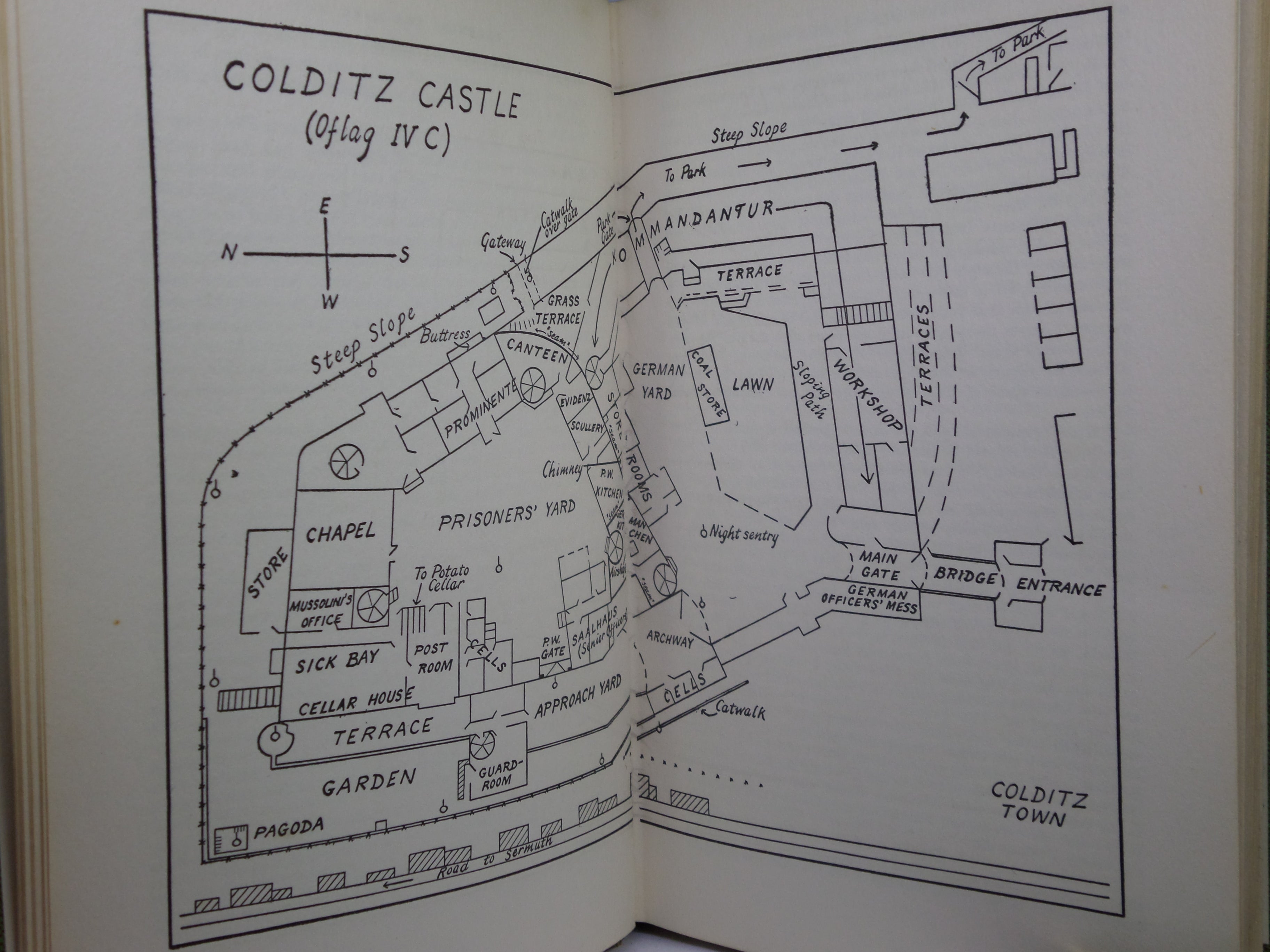 COLDITZ: THE GERMAN STORY BY REINHOLD EGGERS 1961 FIRST EDITION