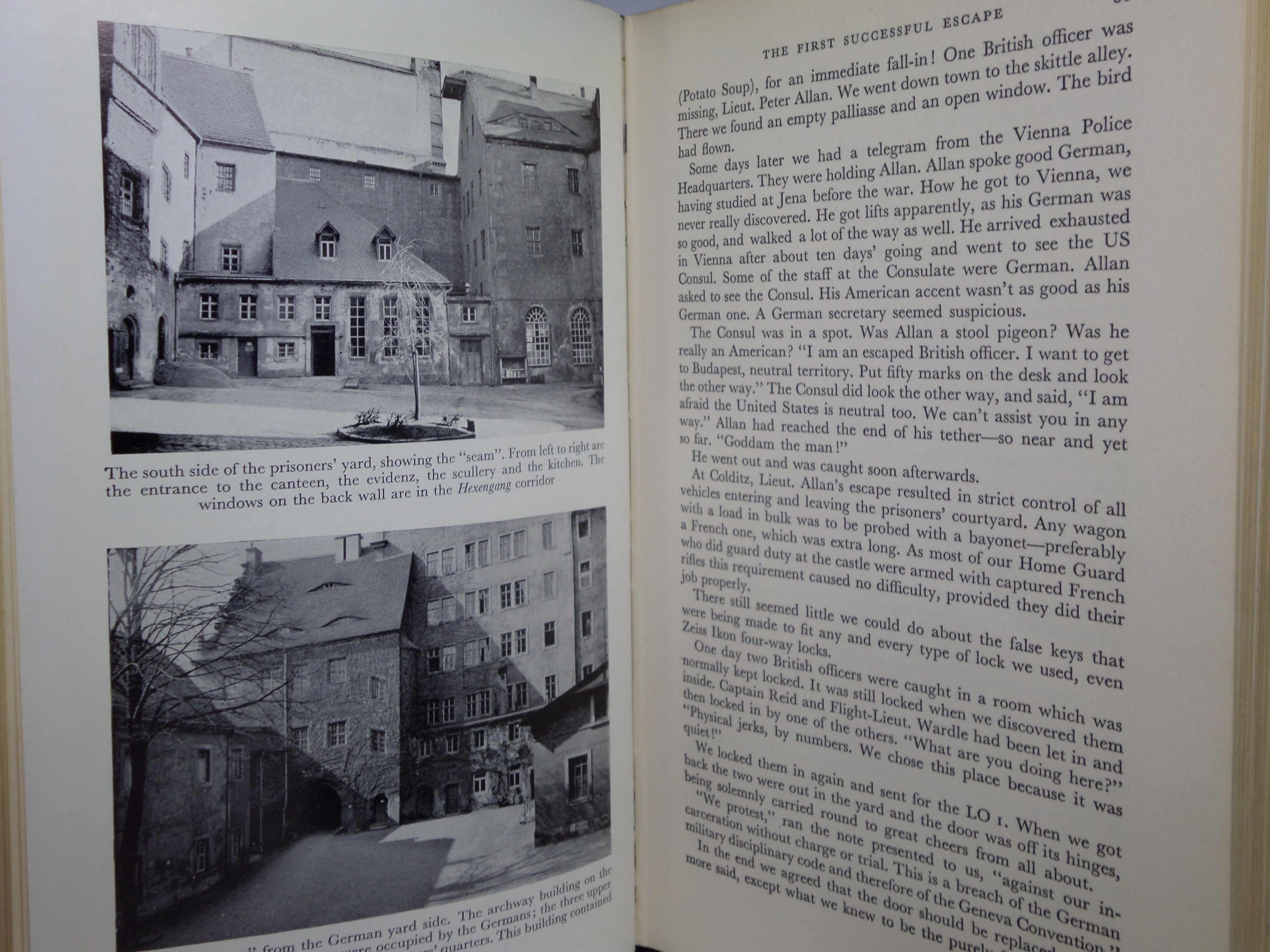 COLDITZ: THE GERMAN STORY BY REINHOLD EGGERS 1961 FIRST EDITION