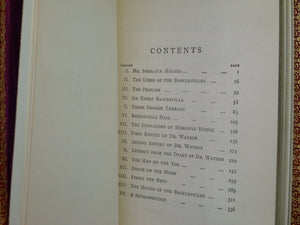 THE HOUND OF THE BASKERVILLES 1902 ARTHUR CONAN DOYLE FIRST EDITION FINE BINDING