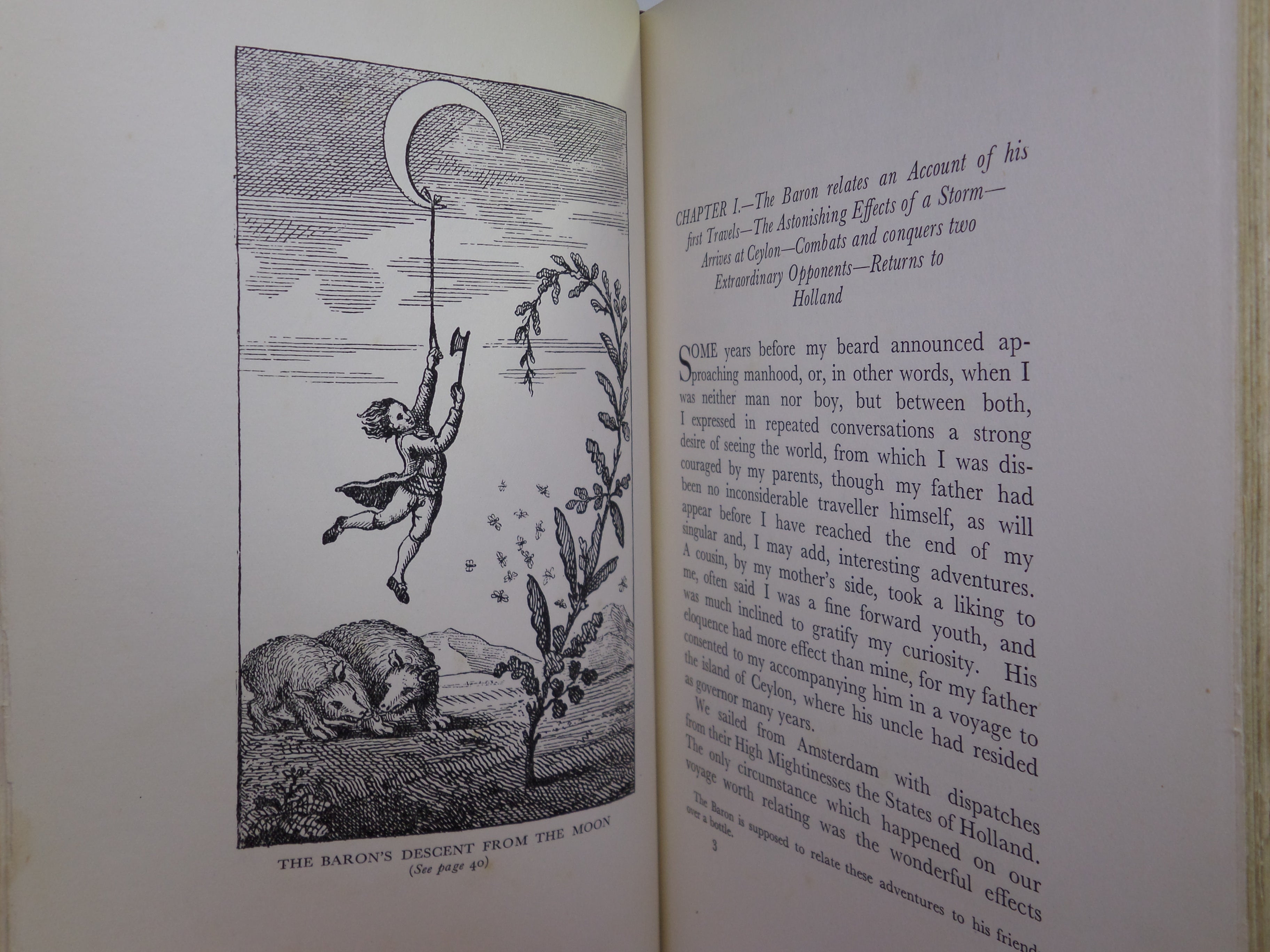 THE SURPRISING ADVENTURES OF BARON MUNCHAUSEN 1930 BAYNTUN FINE BINDING