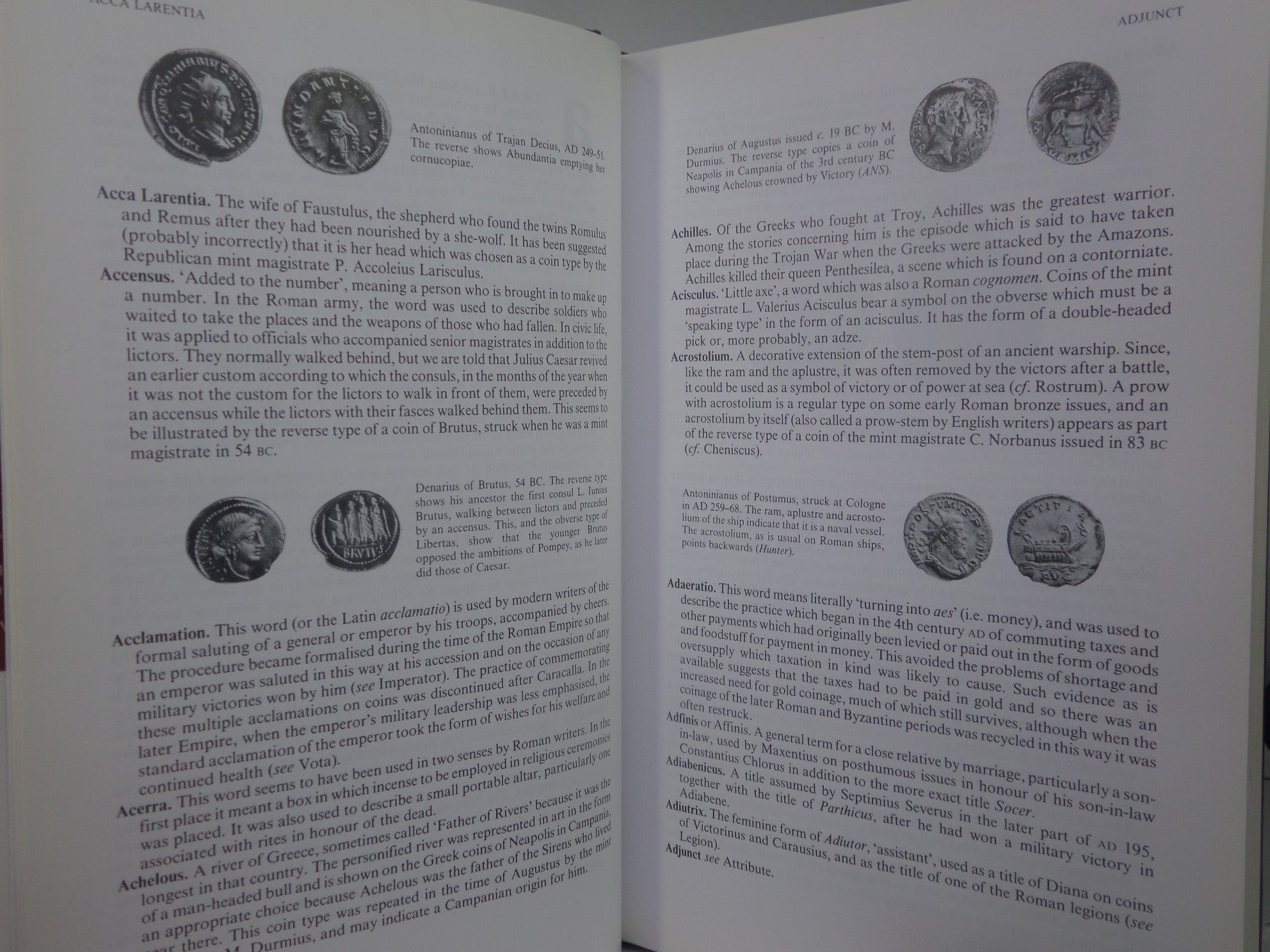 A DICTIONARY OF ANCIENT ROMAN COINS BY JOHN MELVILLE JONES 2010 HARDCOVER