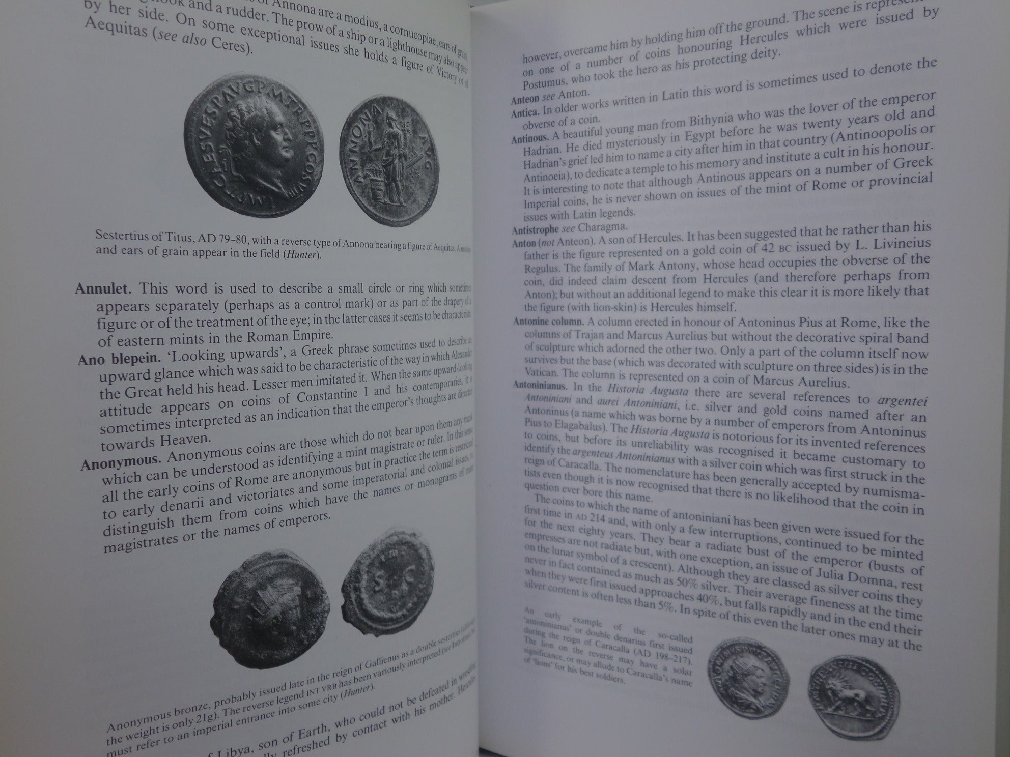 A DICTIONARY OF ANCIENT ROMAN COINS BY JOHN MELVILLE JONES 2010 HARDCOVER