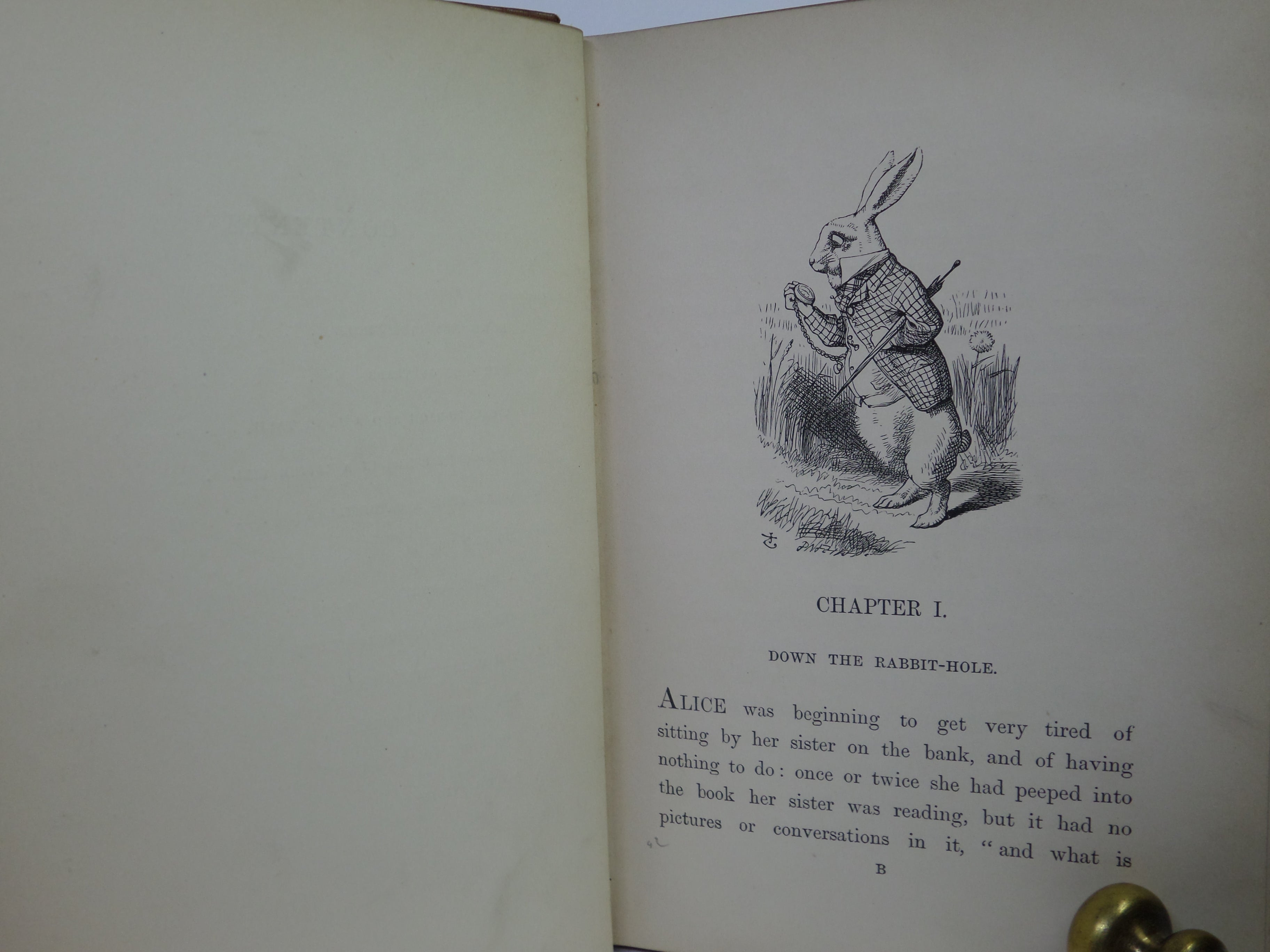 ALICE'S ADVENTURES IN WONDERLAND BY LEWIS CARROLL 1892