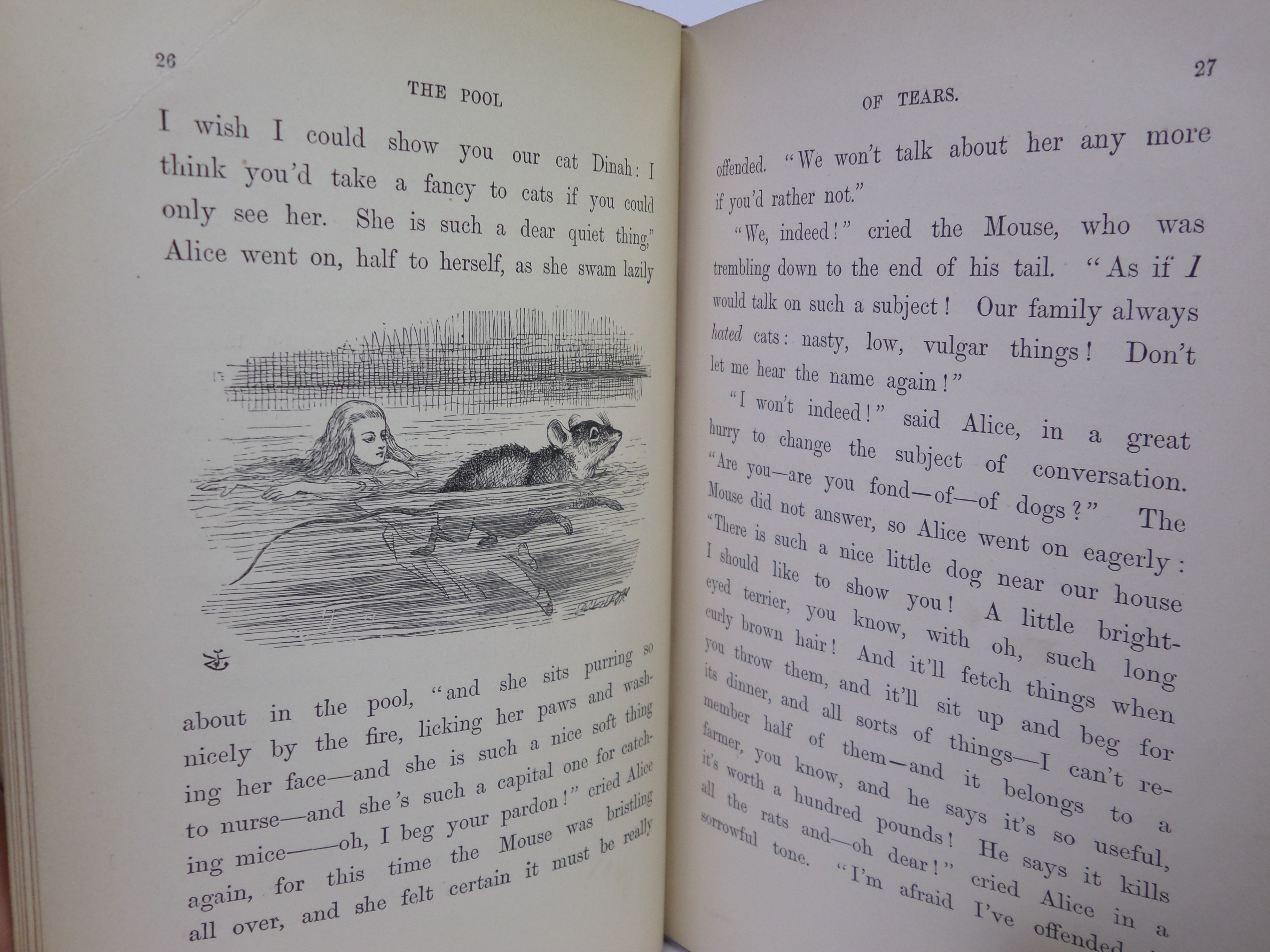 ALICE'S ADVENTURES IN WONDERLAND BY LEWIS CARROLL 1892