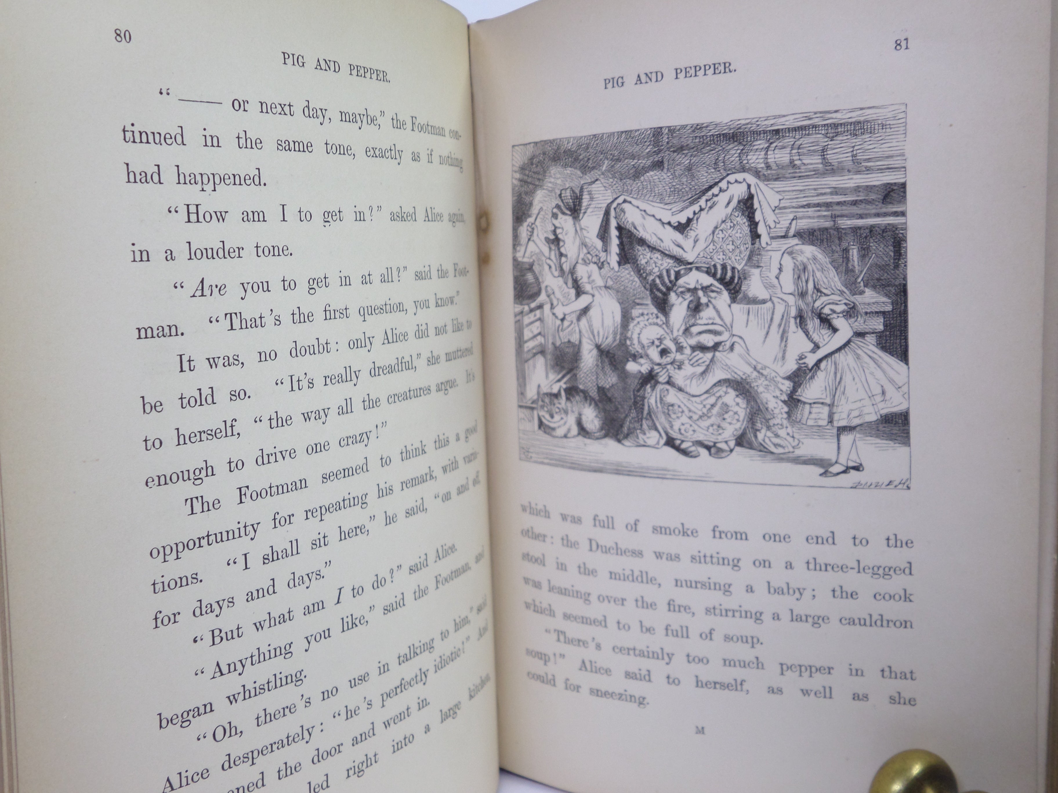 ALICE'S ADVENTURES IN WONDERLAND BY LEWIS CARROLL 1892