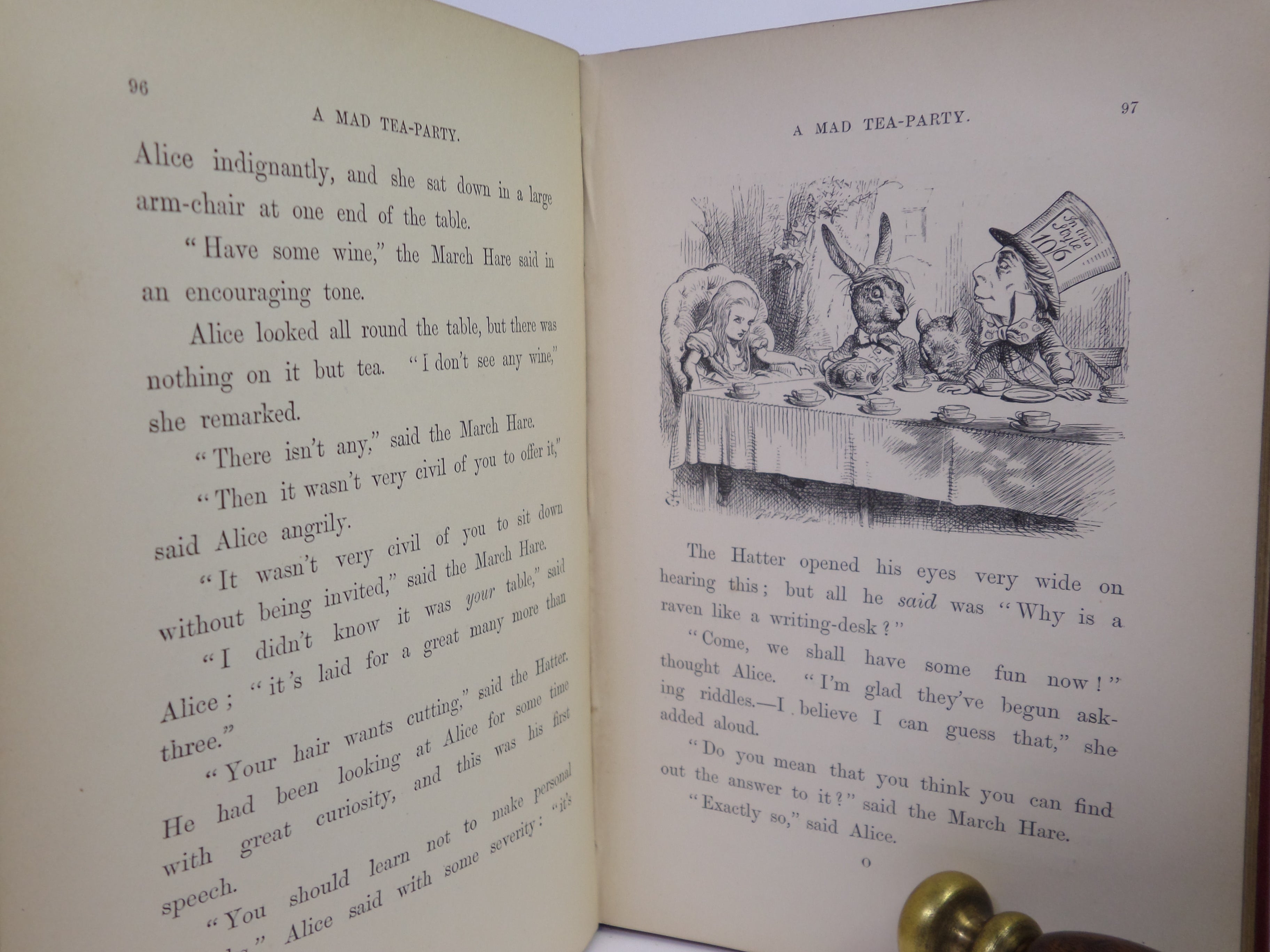 ALICE'S ADVENTURES IN WONDERLAND BY LEWIS CARROLL 1892