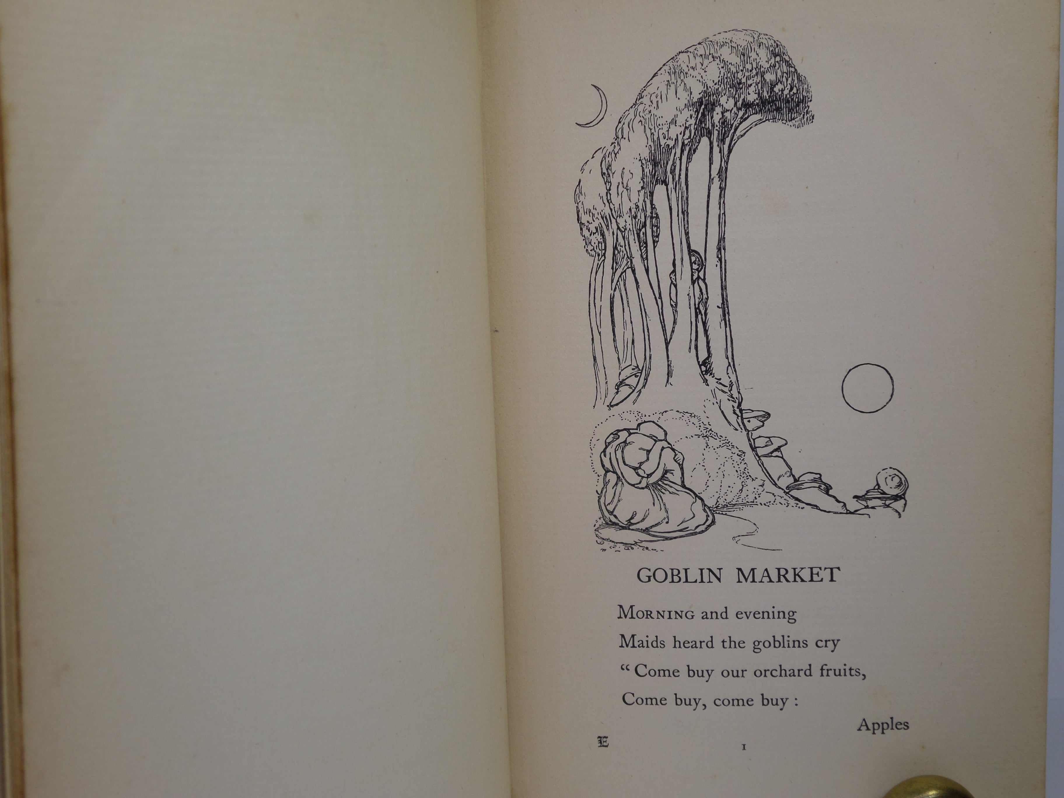 GOBLIN MARKET BY CHRISTINA ROSSETTI 1893 ILLUSTRATED BY LAURENCE HOUSMAN