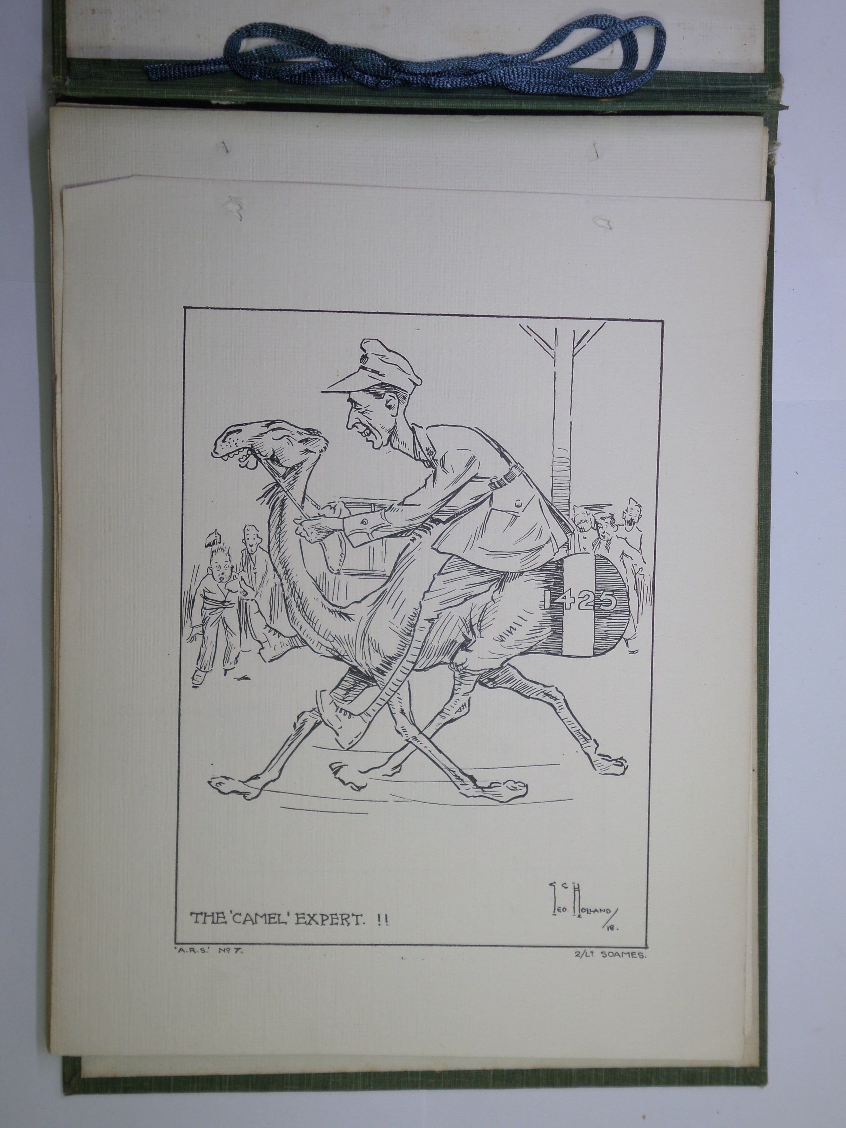 SOUVENIR NO.1(S) AIRCRAFT REPAIR DEPOT ROYAL AIR FORCE CARICATURES C.1917