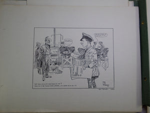 SOUVENIR NO.1(S) AIRCRAFT REPAIR DEPOT ROYAL AIR FORCE CARICATURES C.1917