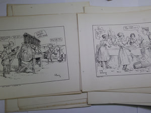 SOUVENIR NO.1(S) AIRCRAFT REPAIR DEPOT ROYAL AIR FORCE CARICATURES C.1917