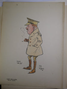 SOUVENIR NO.1(S) AIRCRAFT REPAIR DEPOT ROYAL AIR FORCE CARICATURES C.1917