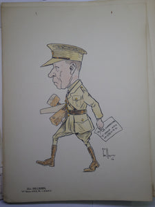 SOUVENIR NO.1(S) AIRCRAFT REPAIR DEPOT ROYAL AIR FORCE CARICATURES C.1917