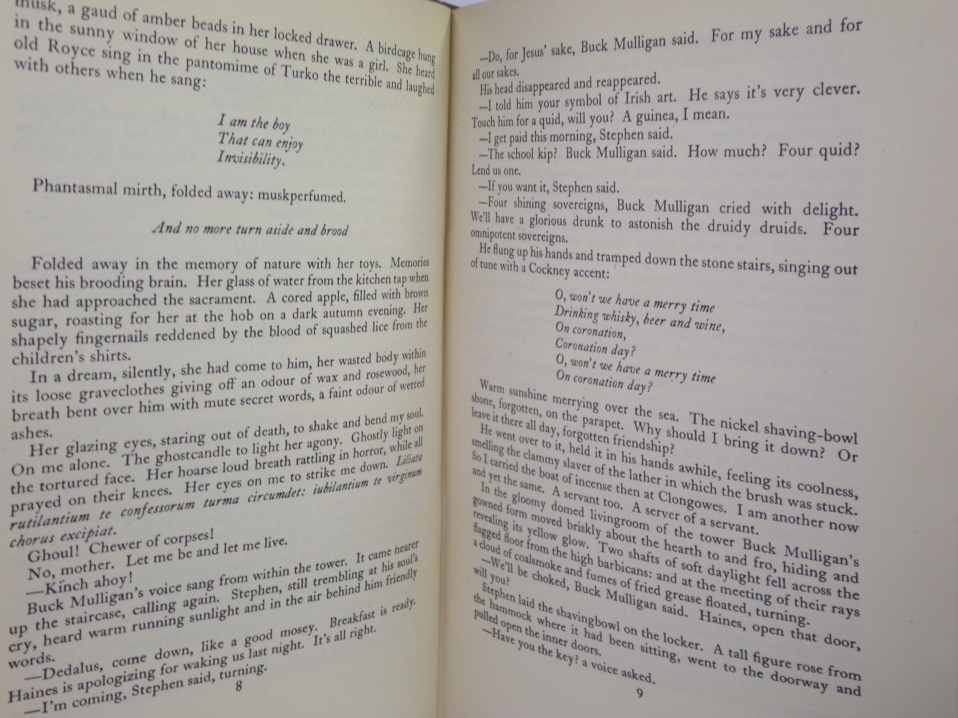 ULYSSES BY JAMES JOYCE 1937 FIRST TRADE EDITION