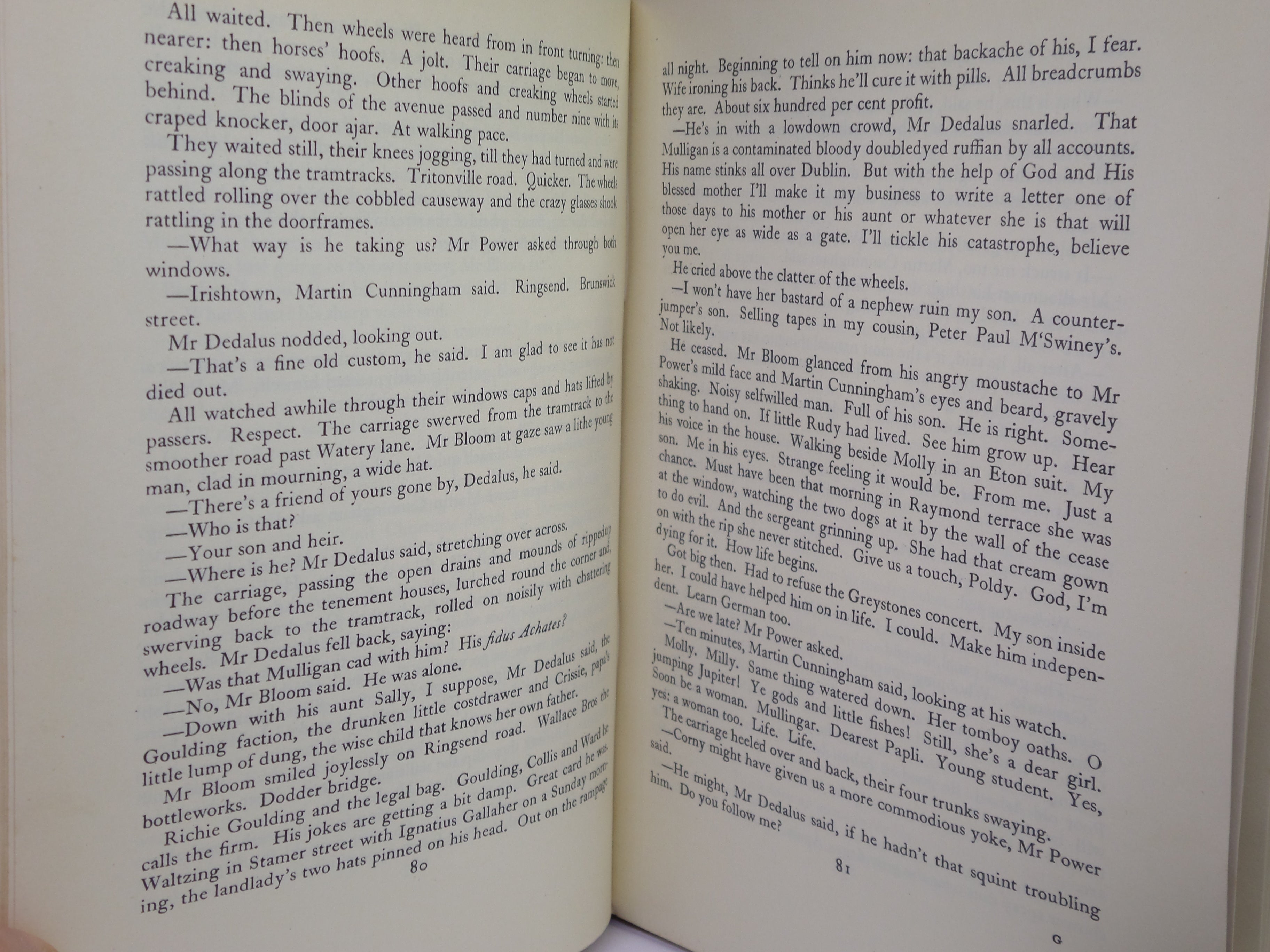 ULYSSES BY JAMES JOYCE 1937 FIRST TRADE EDITION