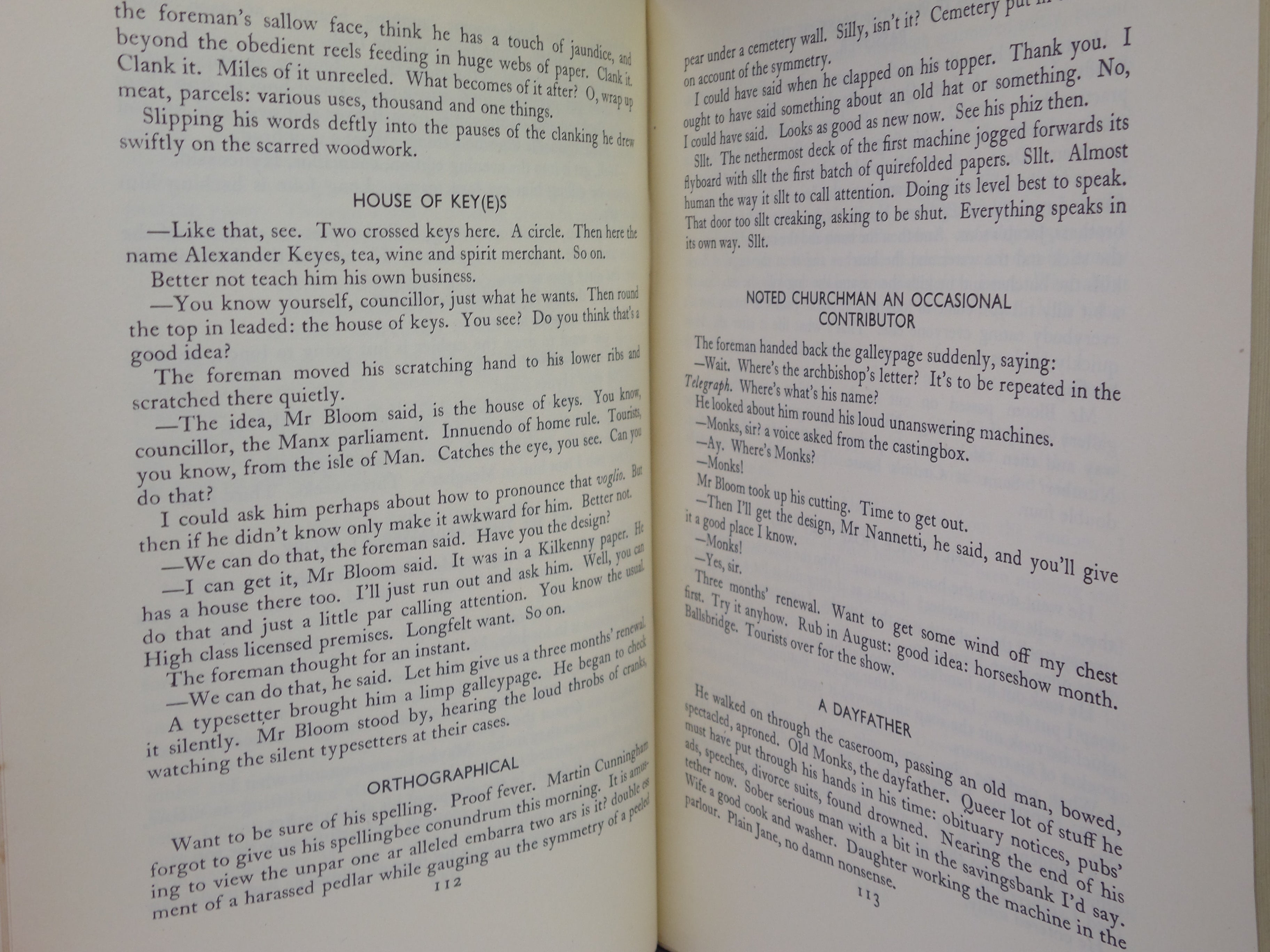 ULYSSES BY JAMES JOYCE 1937 FIRST TRADE EDITION