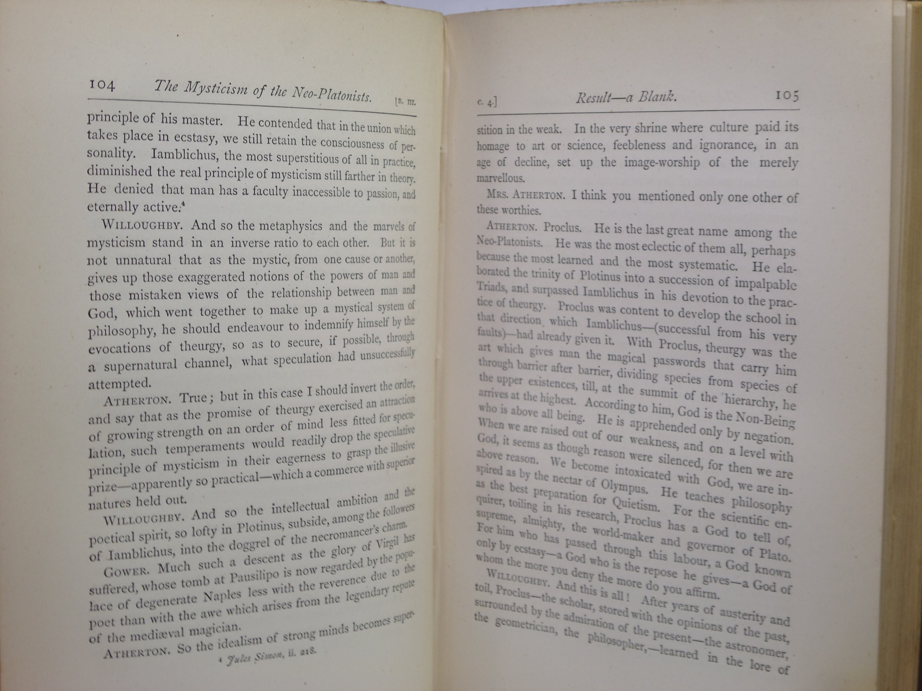 HOURS WITH THE MYSTICS BY ROBERT ALFRED VAUGHAN 1888 FIFTH EDITION