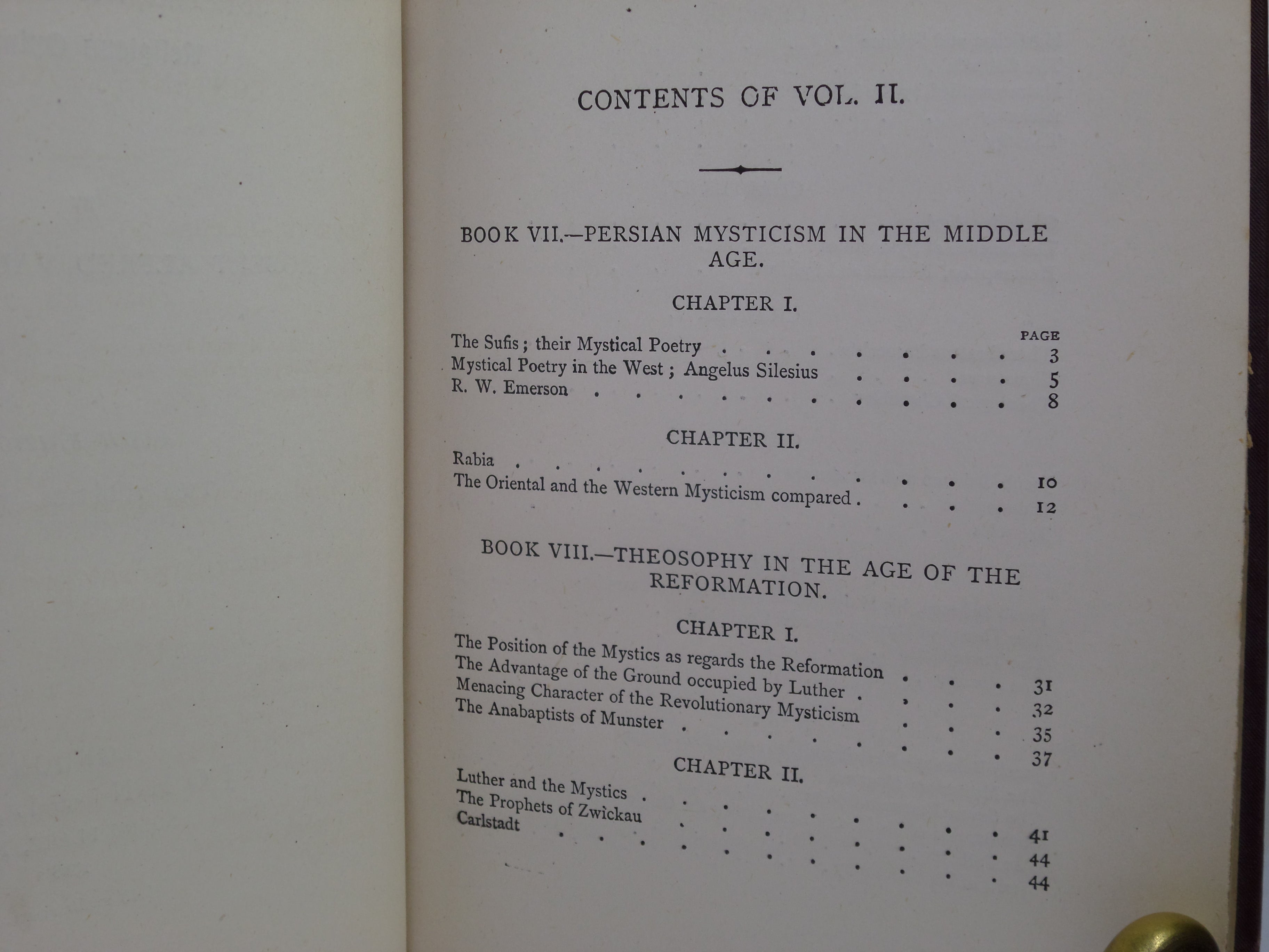 HOURS WITH THE MYSTICS BY ROBERT ALFRED VAUGHAN 1888 FIFTH EDITION