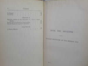 HOURS WITH THE MYSTICS BY ROBERT ALFRED VAUGHAN 1888 FIFTH EDITION