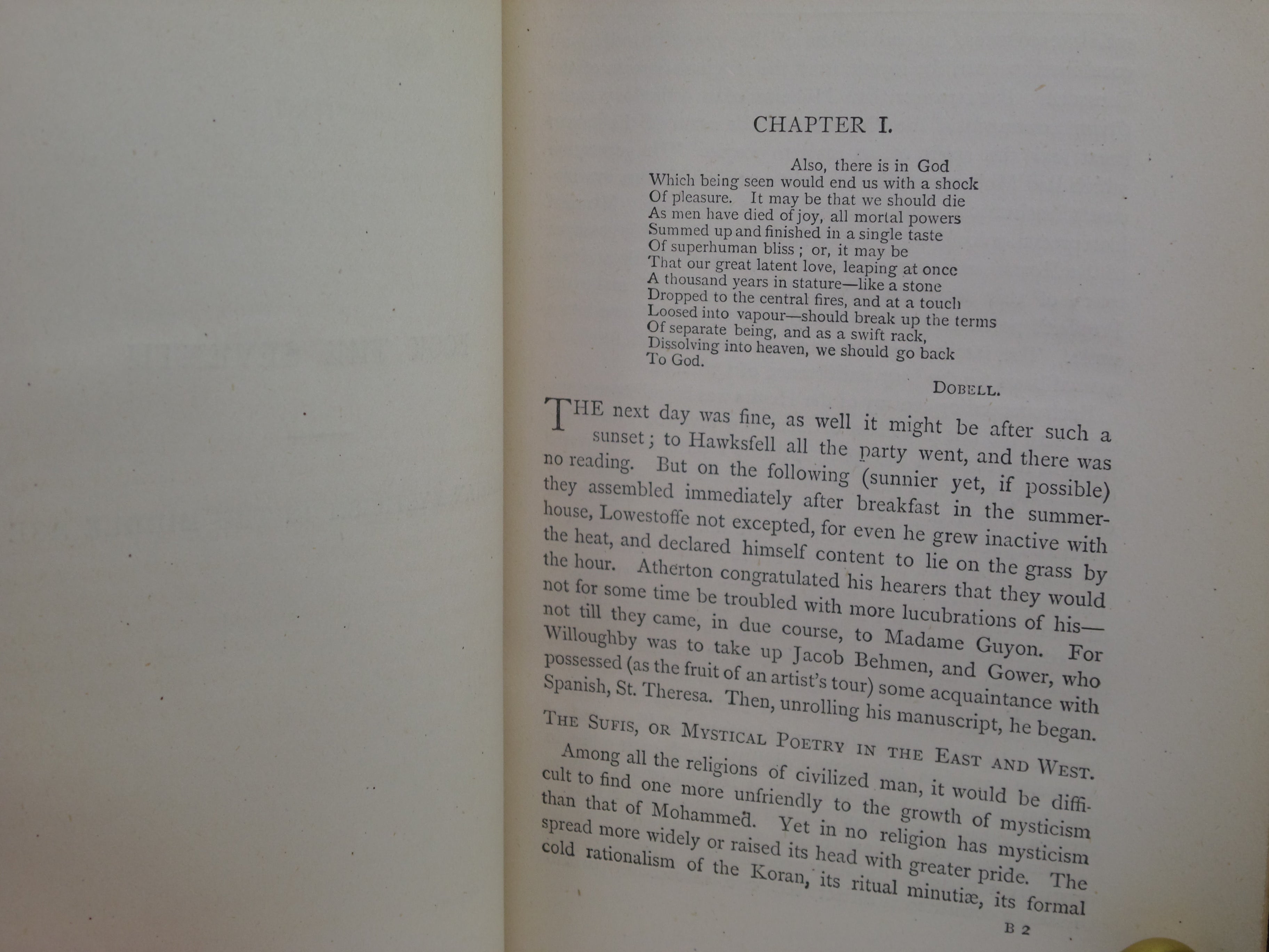 HOURS WITH THE MYSTICS BY ROBERT ALFRED VAUGHAN 1888 FIFTH EDITION