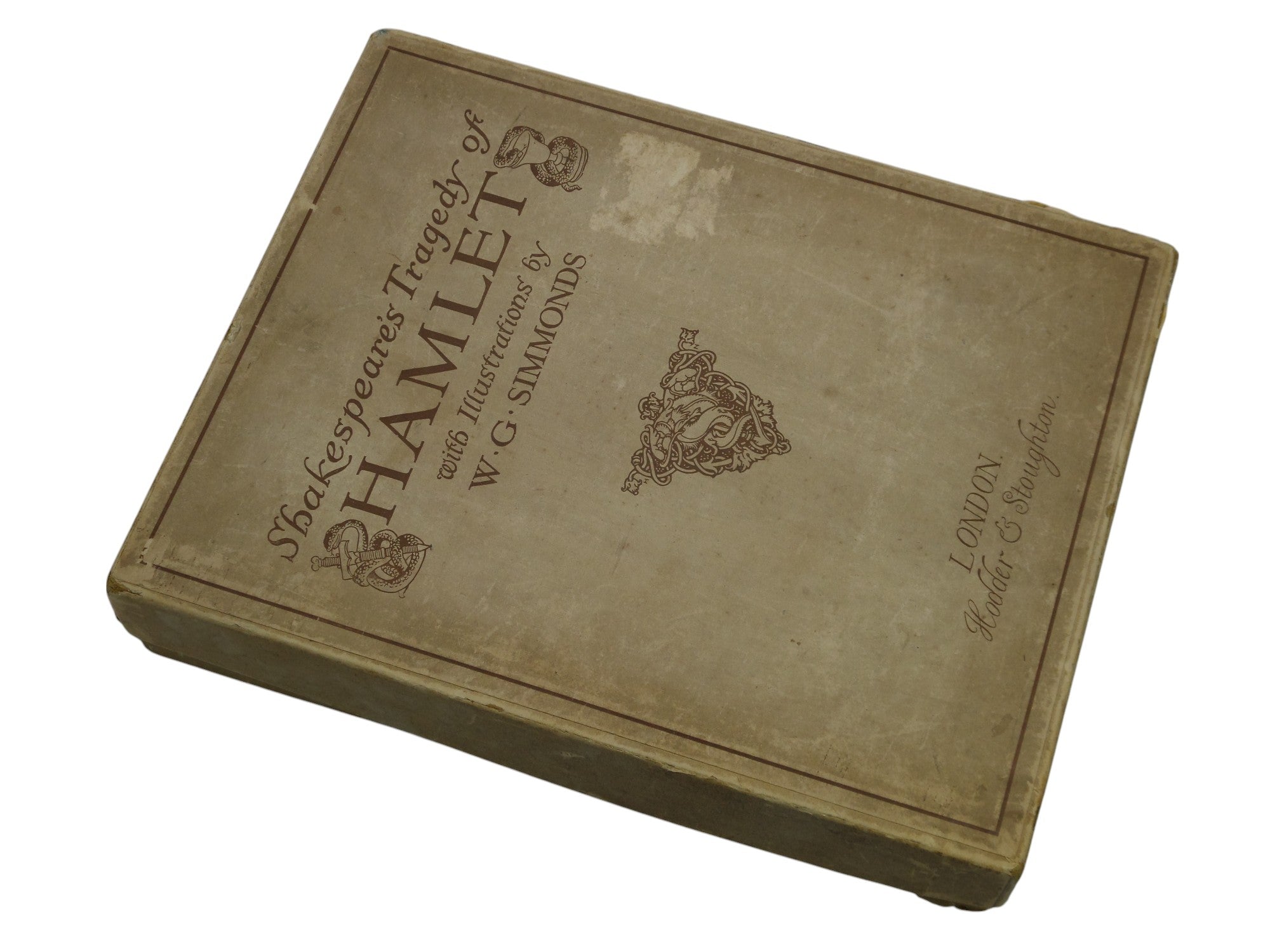 SHAKESPEARE'S TRAGEDY OF HAMLET ILLUSTRATED BY W.G. SIMMONDS C.1910