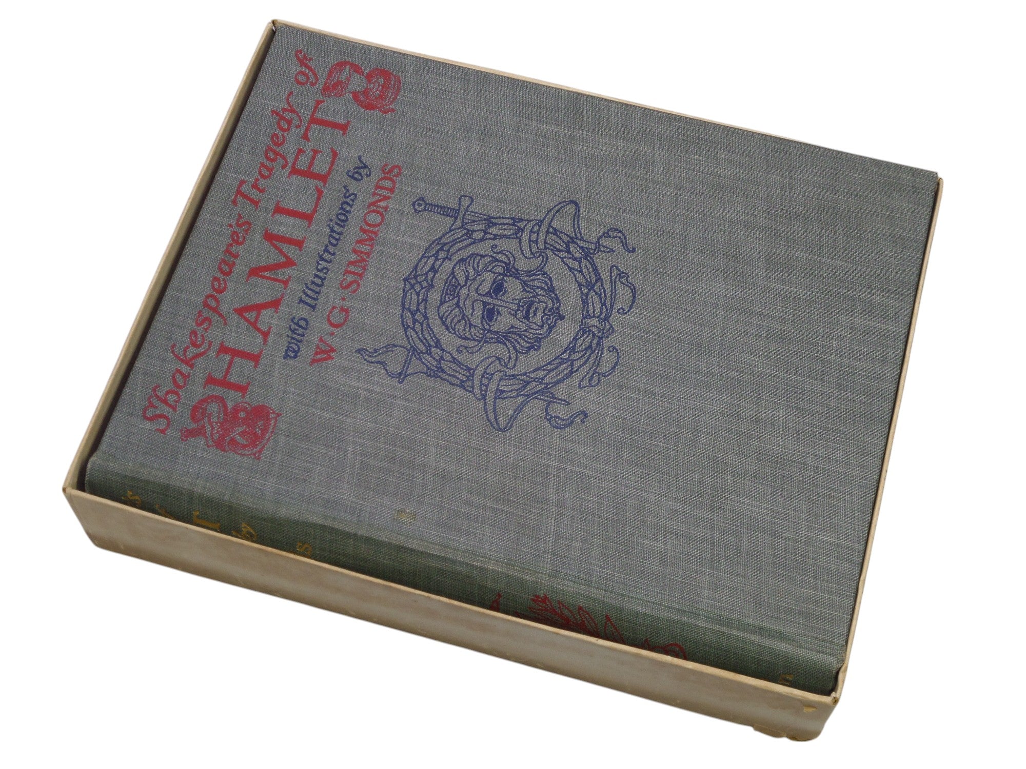 SHAKESPEARE'S TRAGEDY OF HAMLET ILLUSTRATED BY W.G. SIMMONDS C.1910