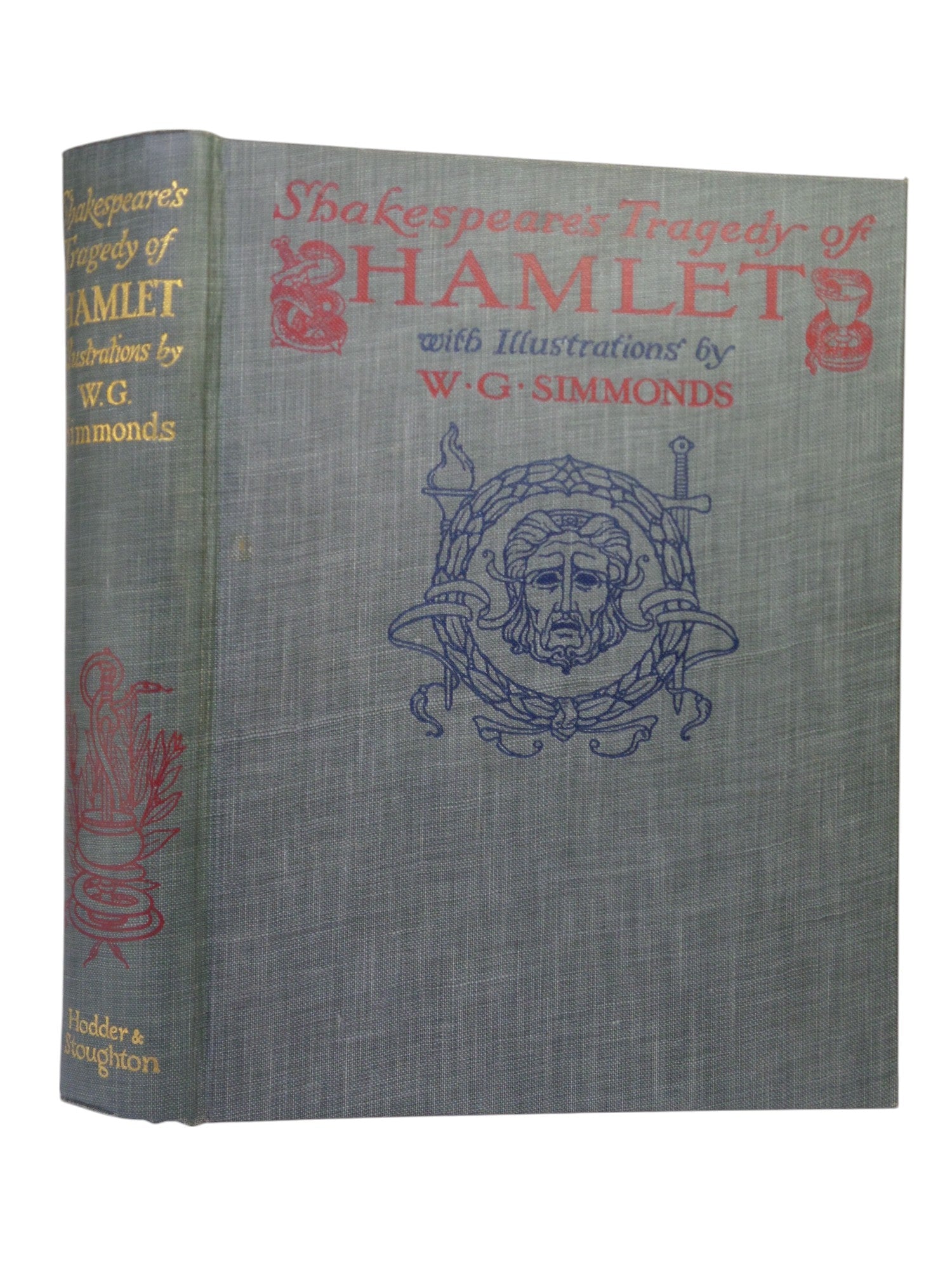 SHAKESPEARE'S TRAGEDY OF HAMLET ILLUSTRATED BY W.G. SIMMONDS C.1910