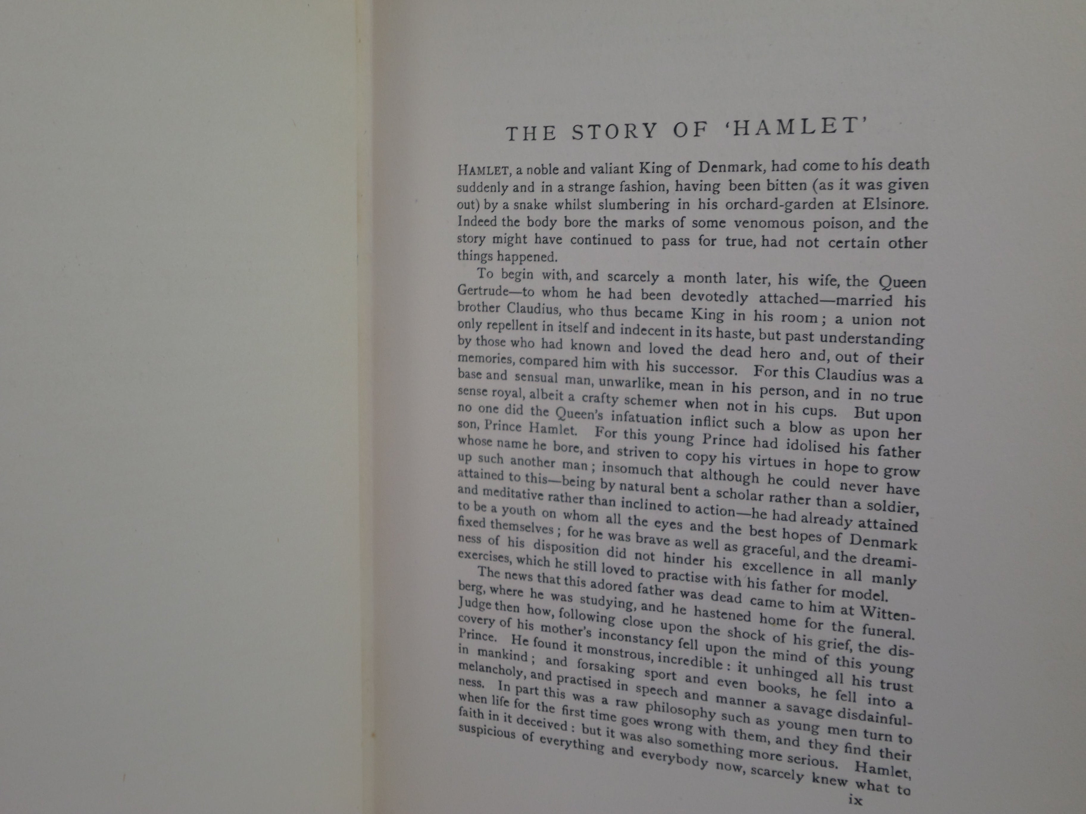 SHAKESPEARE'S TRAGEDY OF HAMLET ILLUSTRATED BY W.G. SIMMONDS C.1910
