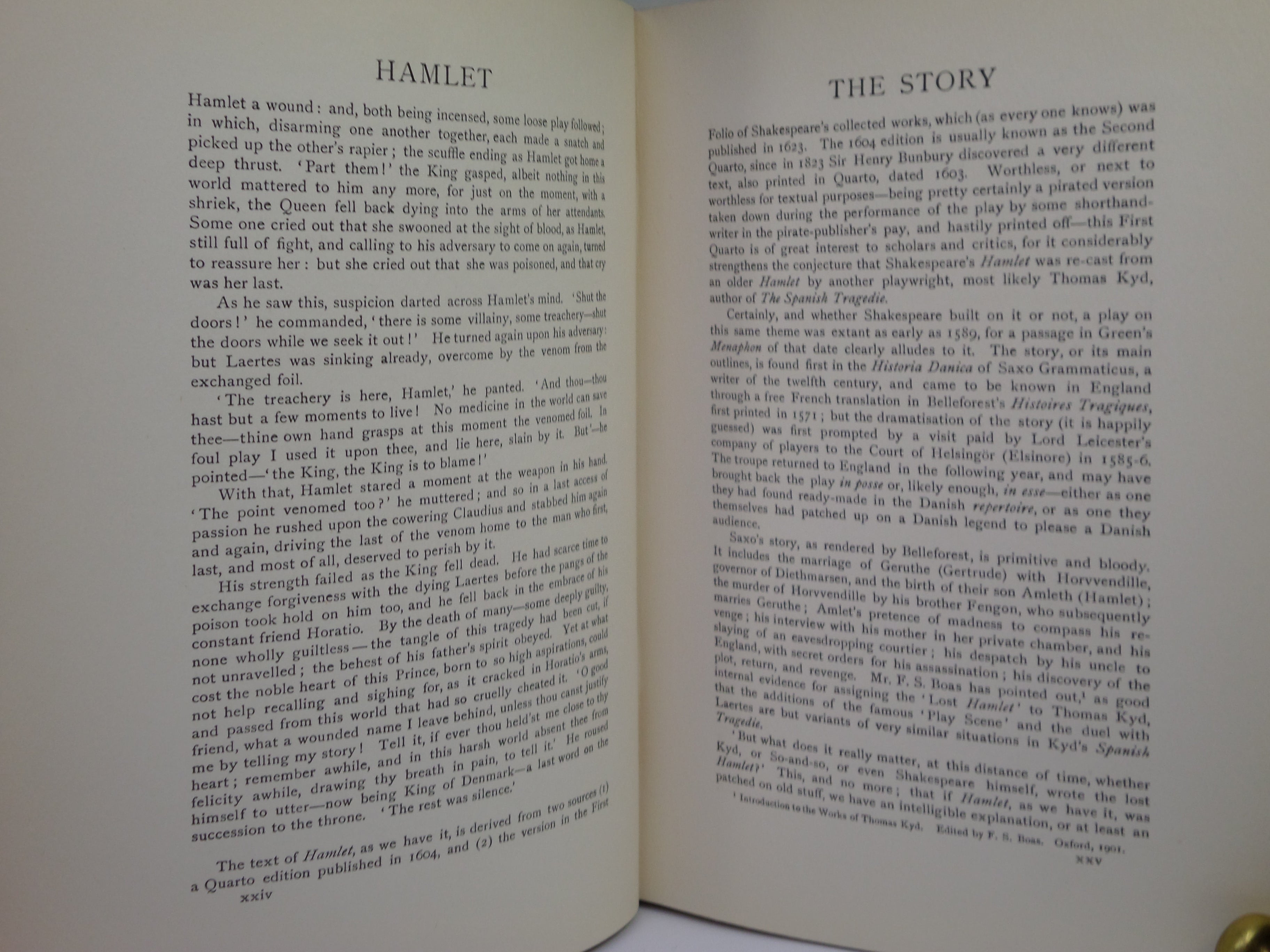 SHAKESPEARE'S TRAGEDY OF HAMLET ILLUSTRATED BY W.G. SIMMONDS C.1910