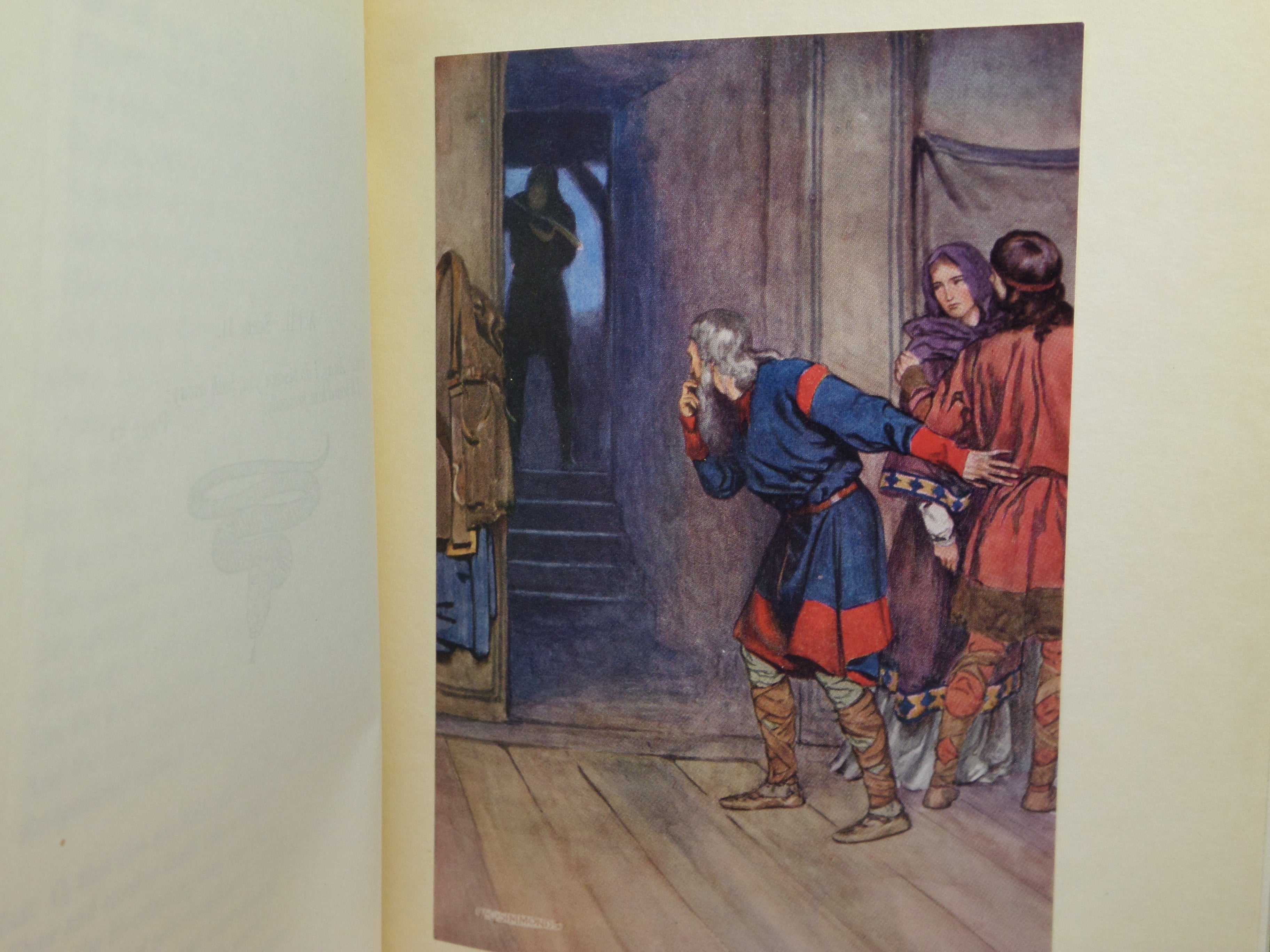 SHAKESPEARE'S TRAGEDY OF HAMLET ILLUSTRATED BY W.G. SIMMONDS C.1910