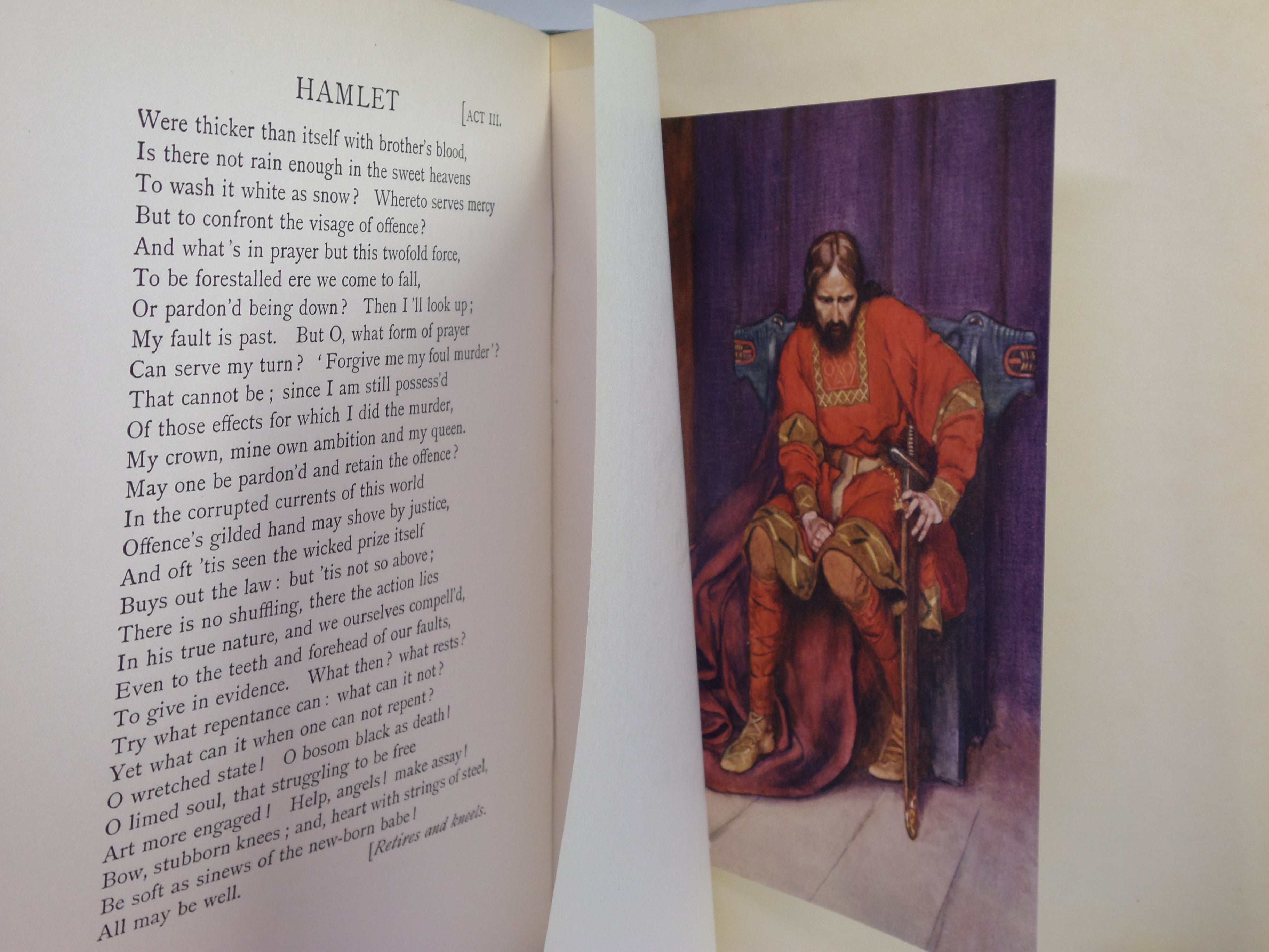 SHAKESPEARE'S TRAGEDY OF HAMLET ILLUSTRATED BY W.G. SIMMONDS C.1910