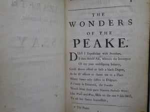 THE WONDERS OF THE PEAKE BY CHARLES COTTON 1683 SECOND EDITION