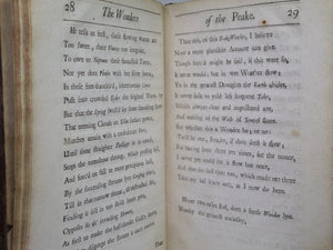 THE WONDERS OF THE PEAKE BY CHARLES COTTON 1683 SECOND EDITION